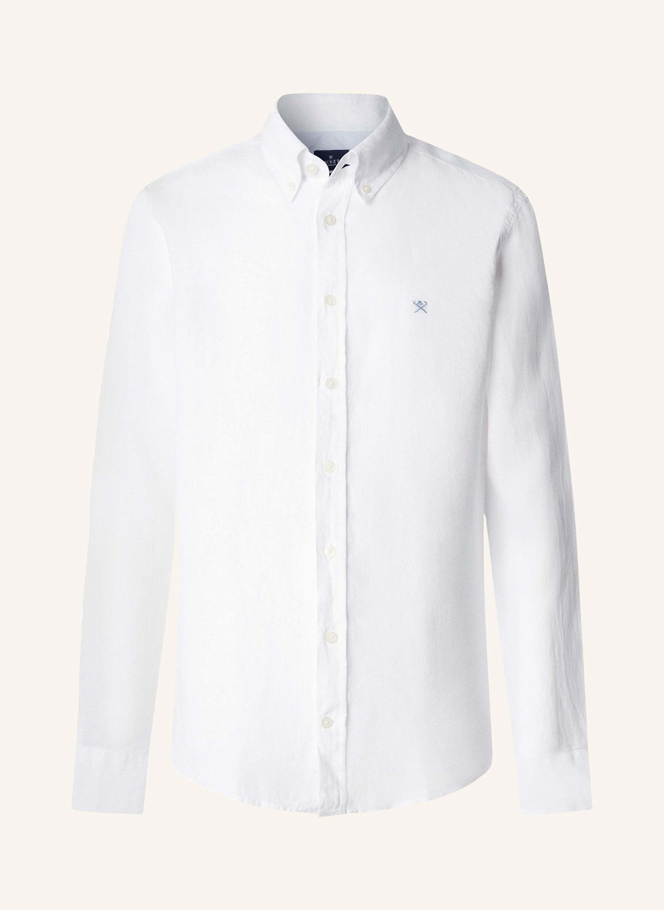 HACKETT LONDON Freizeithemd ESS GMD LINEN BRPT: WEISS