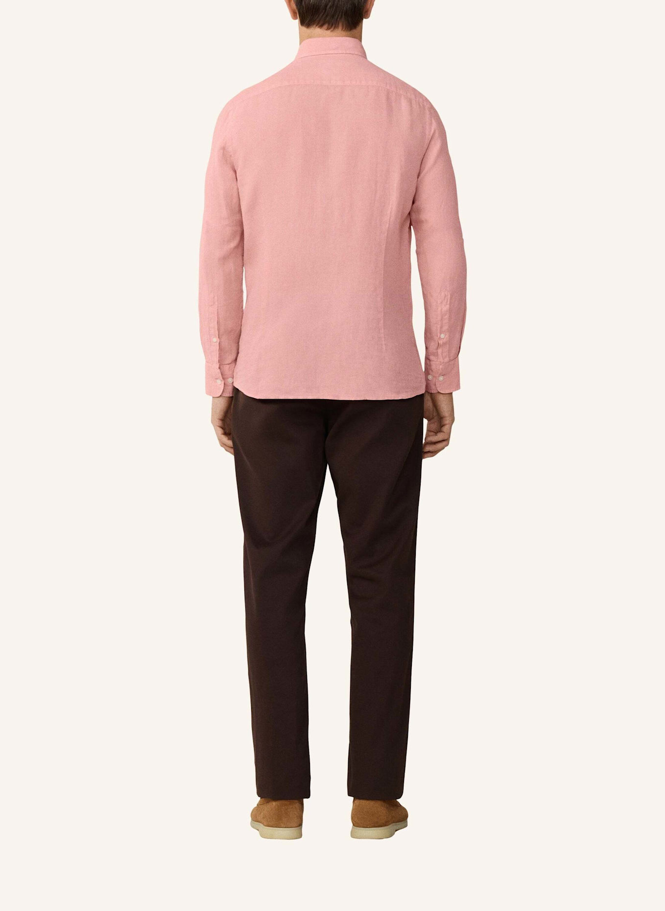 HACKETT LONDON Freizeithemd ESS GMD LINEN BRPT: ROSA