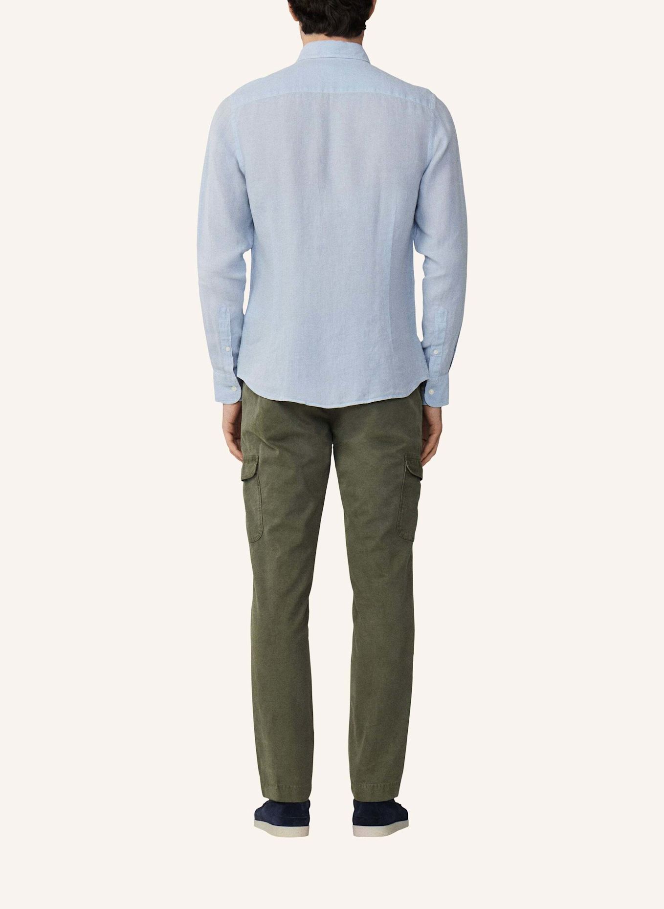 HACKETT LONDON Freizeithemd ESS GMD LINEN BRPT: BLAU