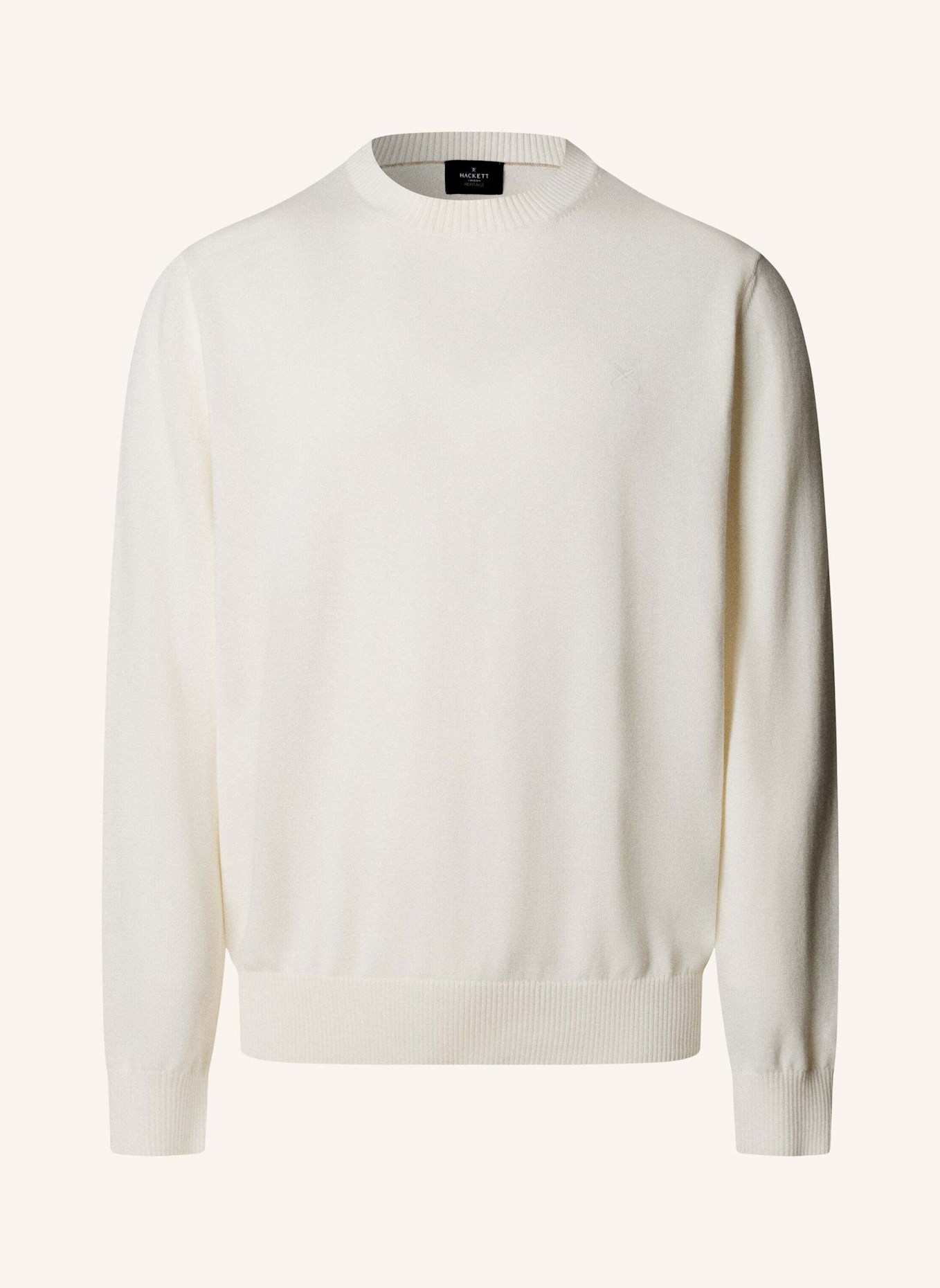 HACKETT LONDON Pullover ESS COTTON CREW: CREME
