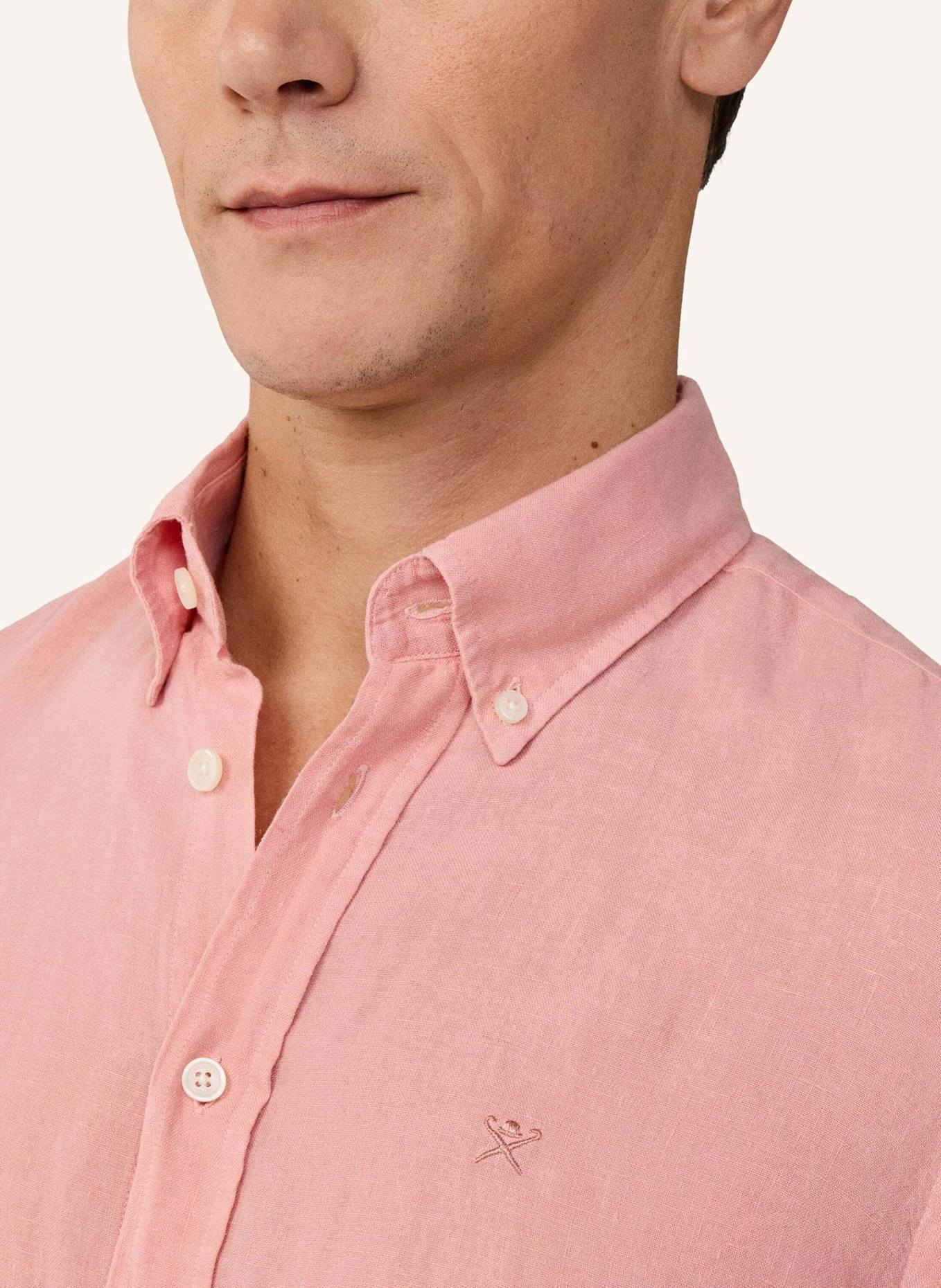 HACKETT LONDON Freizeithemd ESS GMD LINEN BRPT: ROSA