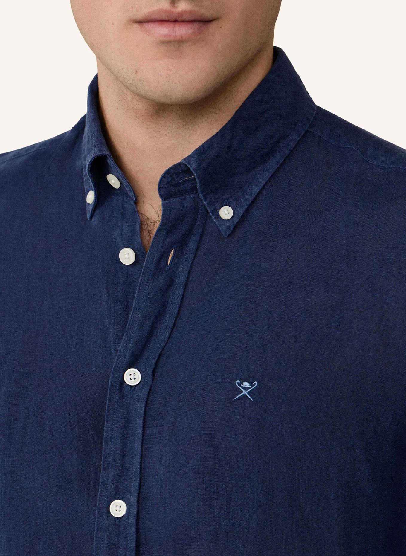 HACKETT LONDON Freizeithemd ESS GMD LINEN BRPT: BLAU
