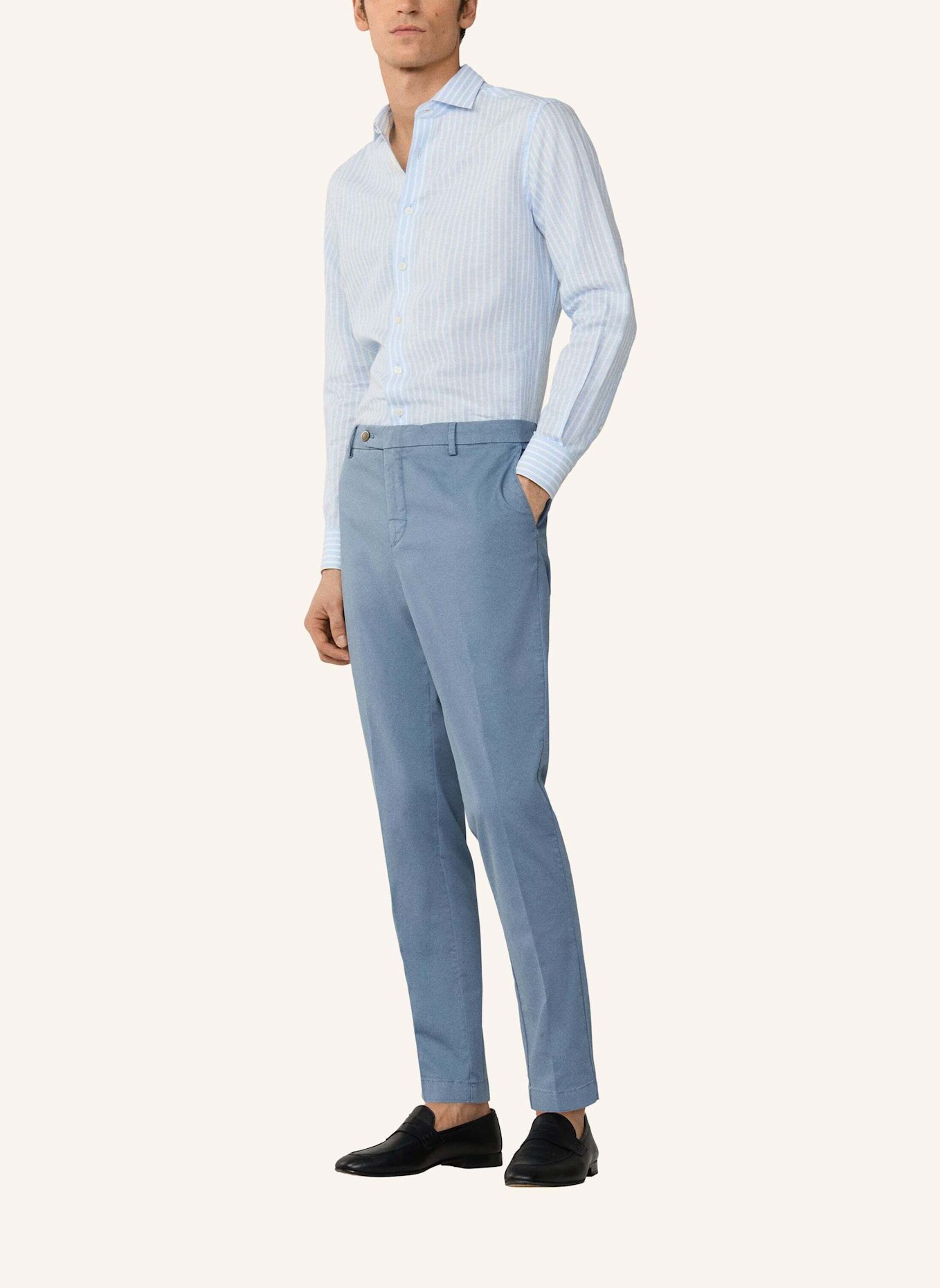 HACKETT LONDON Chino CHINO KENSINGTON: BLAU