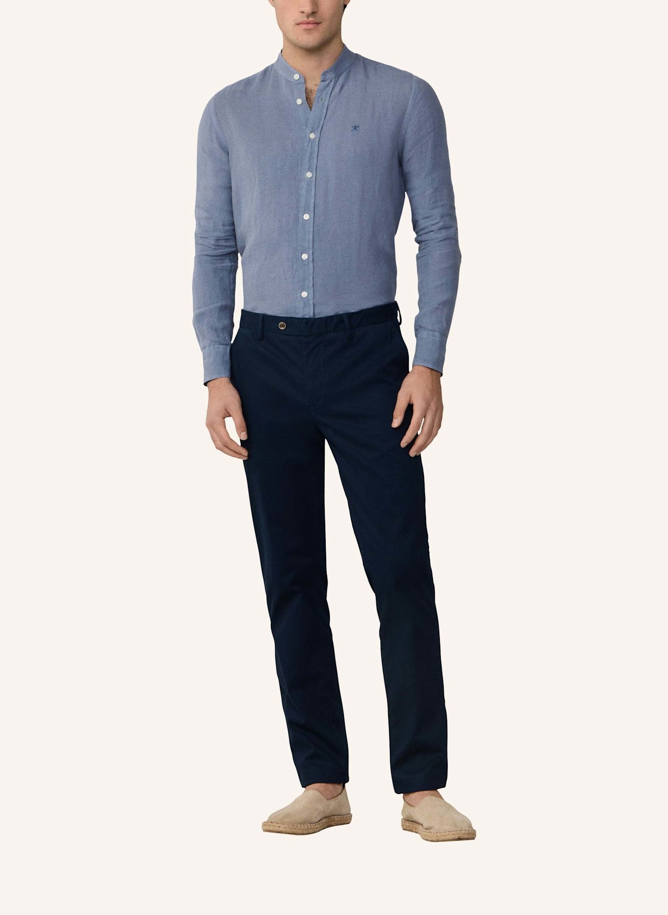 HACKETT LONDON Chino TEXTURE CHINO: BLAU