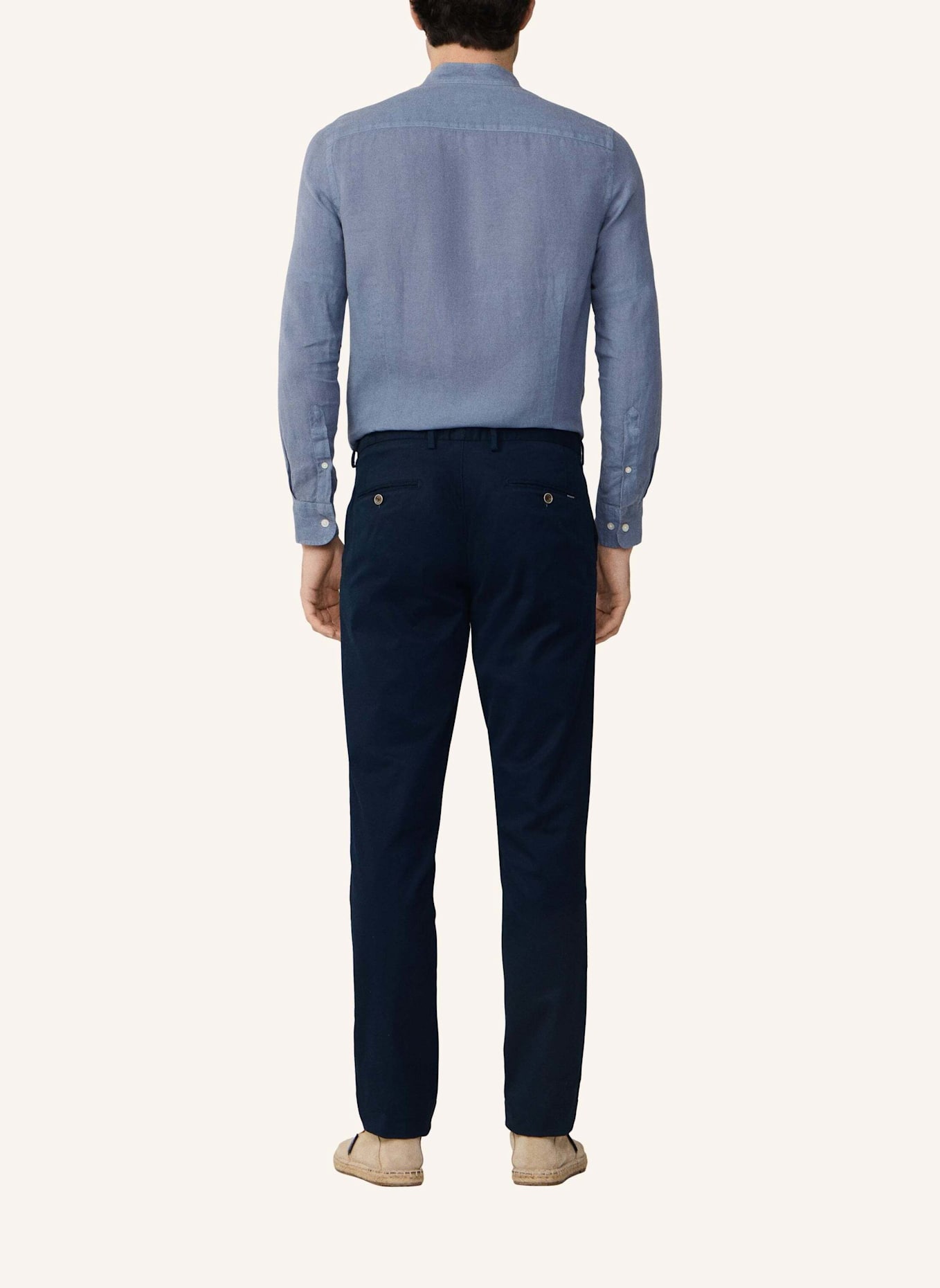 HACKETT LONDON Chino TEXTURE CHINO: BLAU