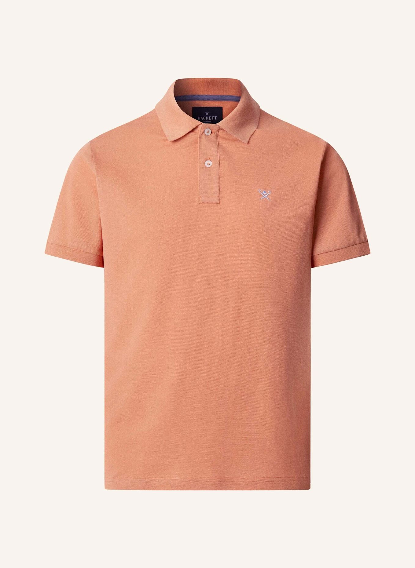 HACKETT LONDON Poloshirt SLIM FIT LOGO: ORANGE