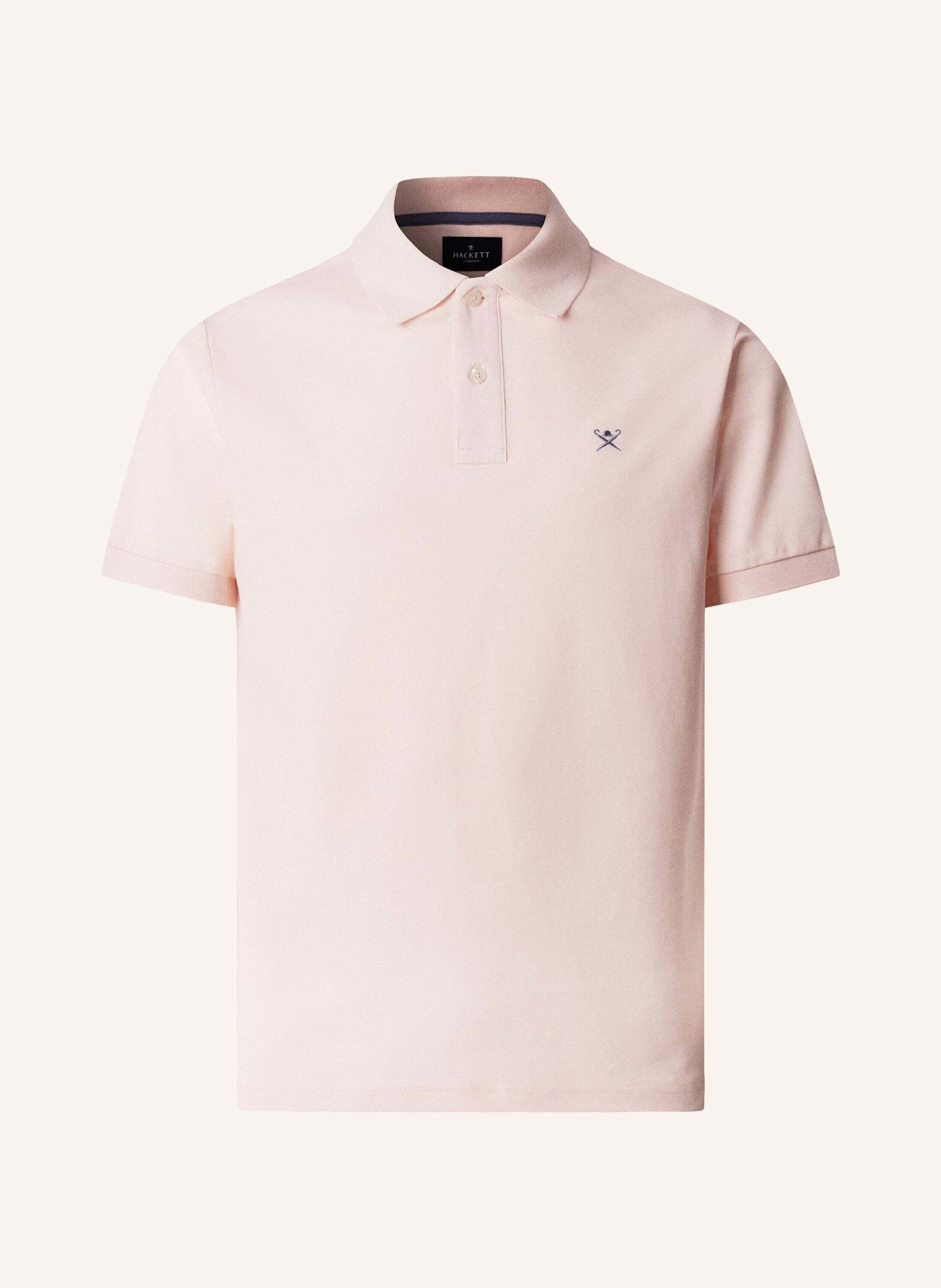 HACKETT LONDON Poloshirt SLIM FIT LOGO: HELLROSA