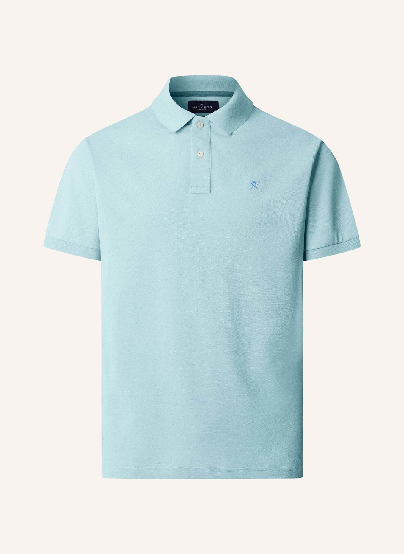 HACKETT LONDON Poloshirt SLIM FIT LOGO: HELLGRÜN