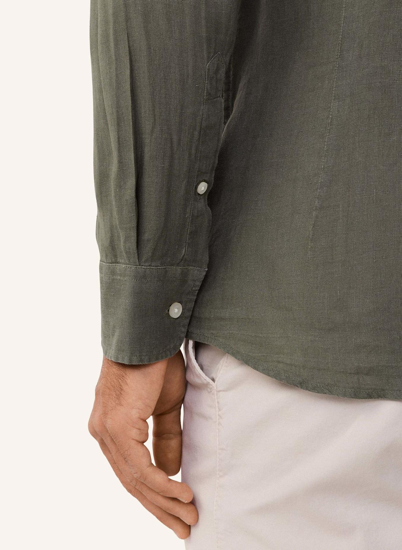 HACKETT LONDON Freizeithemd ESS GMD LINEN KENT: GRÜN