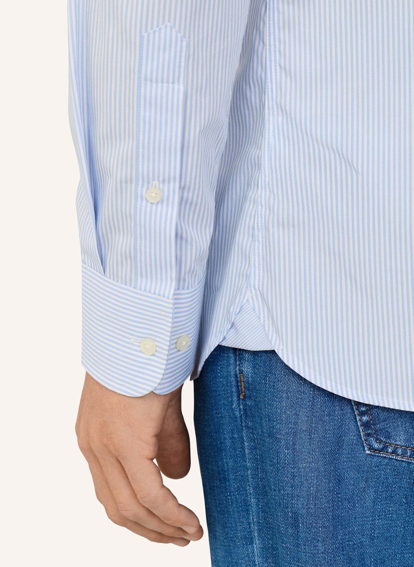 HACKETT LONDON Freizeithemd CITY BENGAL STRIPE: HELLBLAU