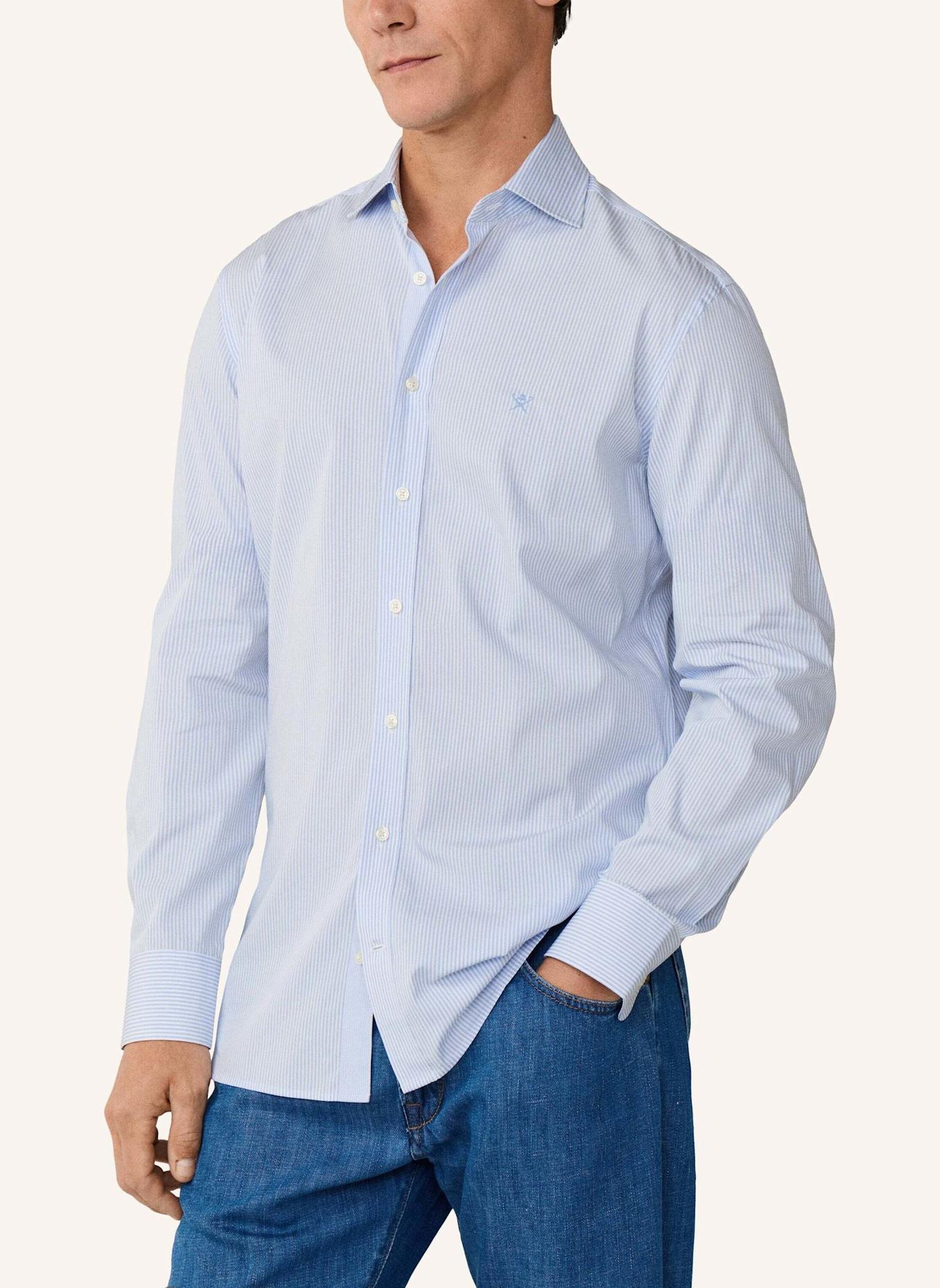 HACKETT LONDON Freizeithemd CITY BENGAL STRIPE: HELLBLAU