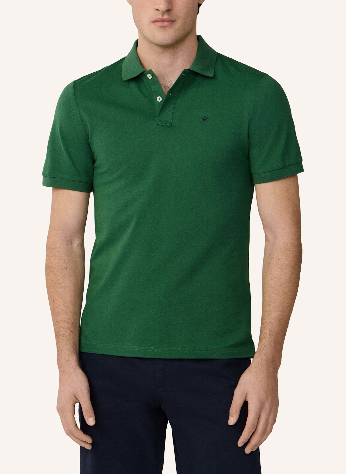 HACKETT LONDON Poloshirt SLIM FIT LOGO: GRÜN