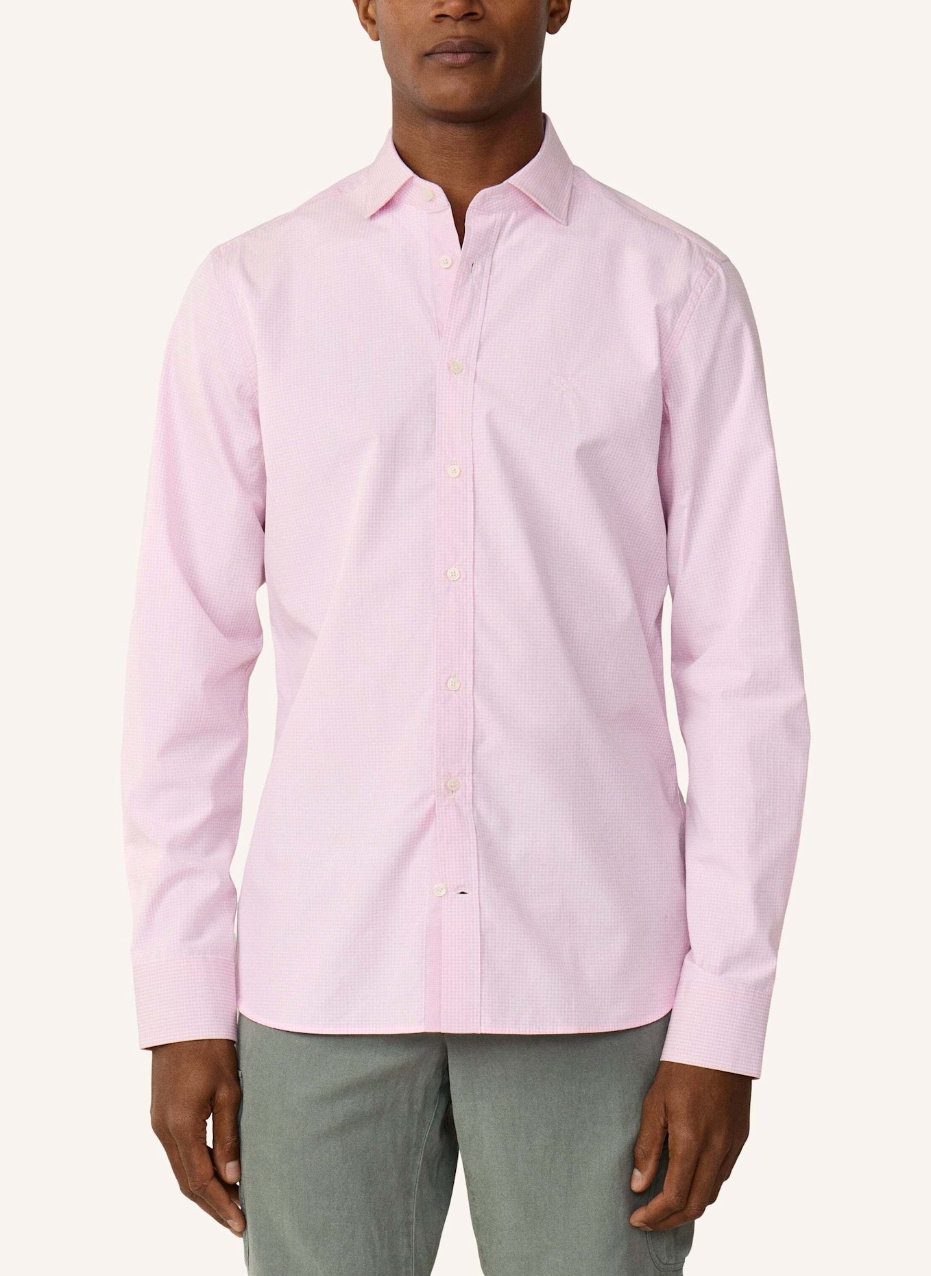HACKETT LONDON Freizeithemd CITY GINGHAM SHIRT: ROSA