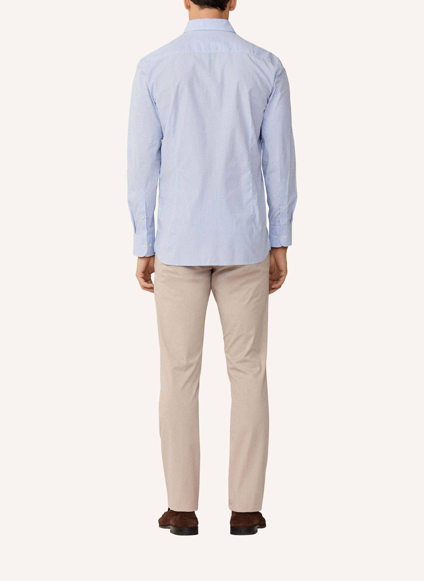 HACKETT LONDON Freizeithemd CITY GINGHAM SHIRT: HELLBLAU