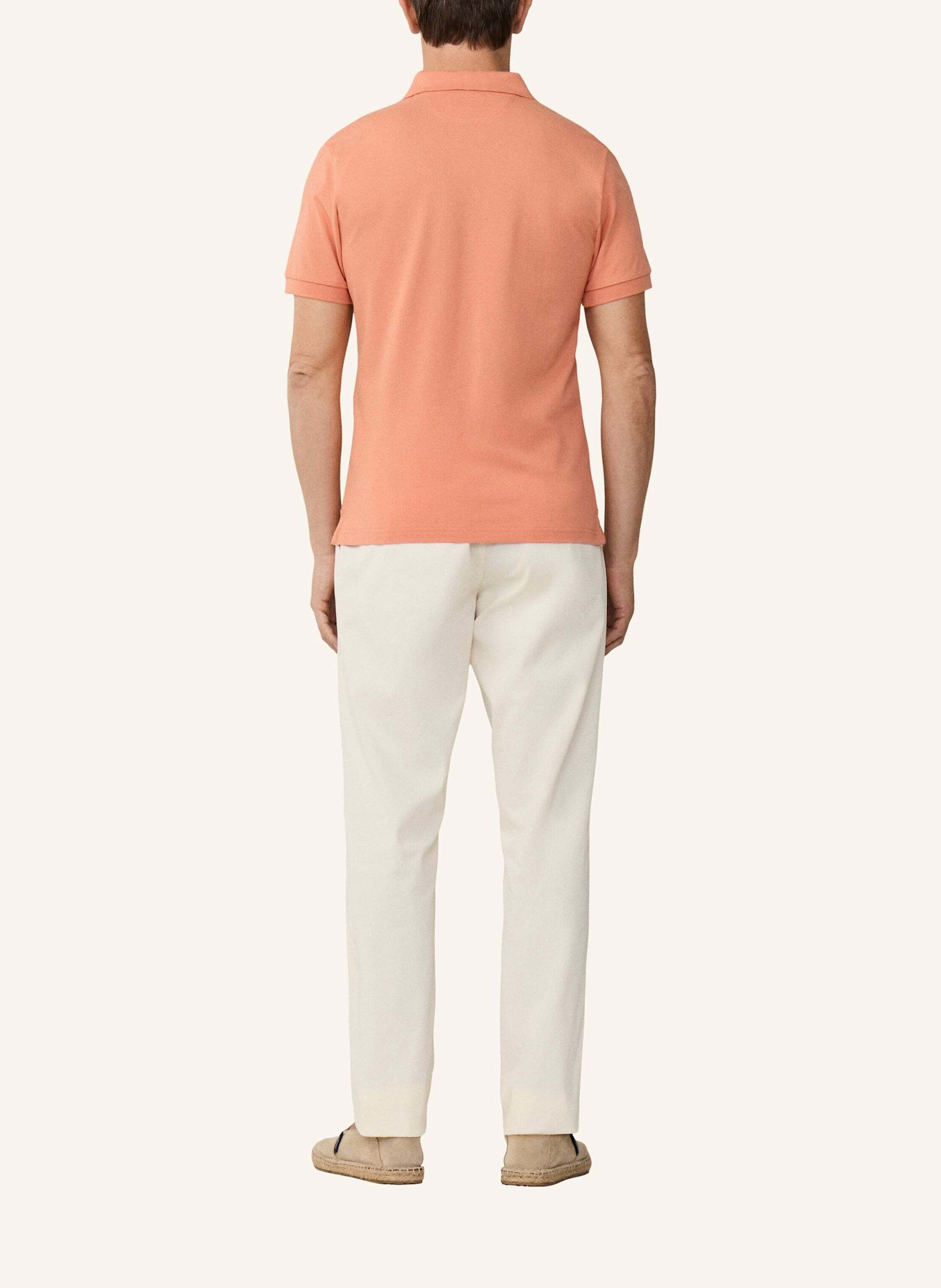 HACKETT LONDON Poloshirt SLIM FIT LOGO: ORANGE