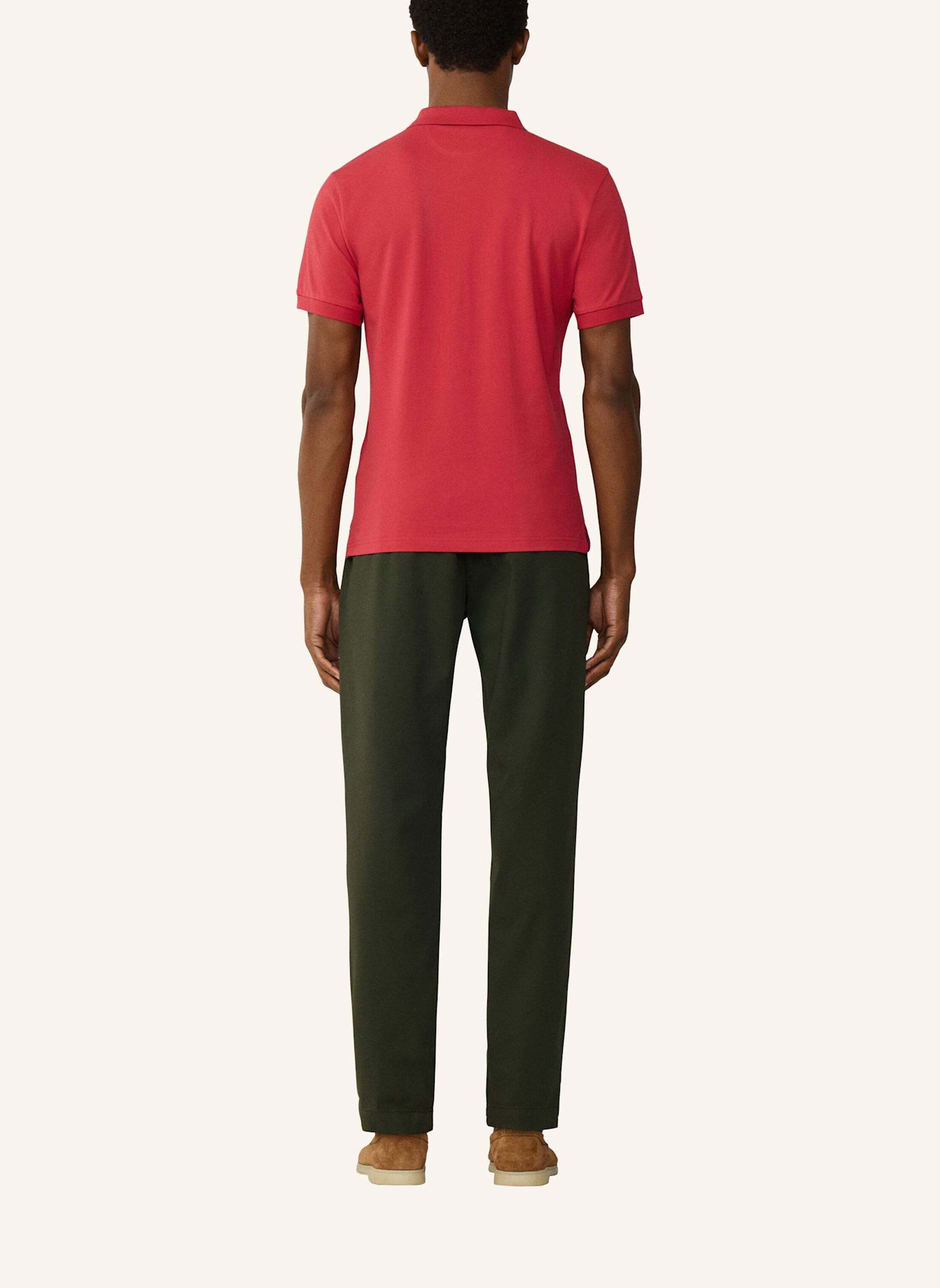 HACKETT LONDON Poloshirt SLIM FIT LOGO: ROT