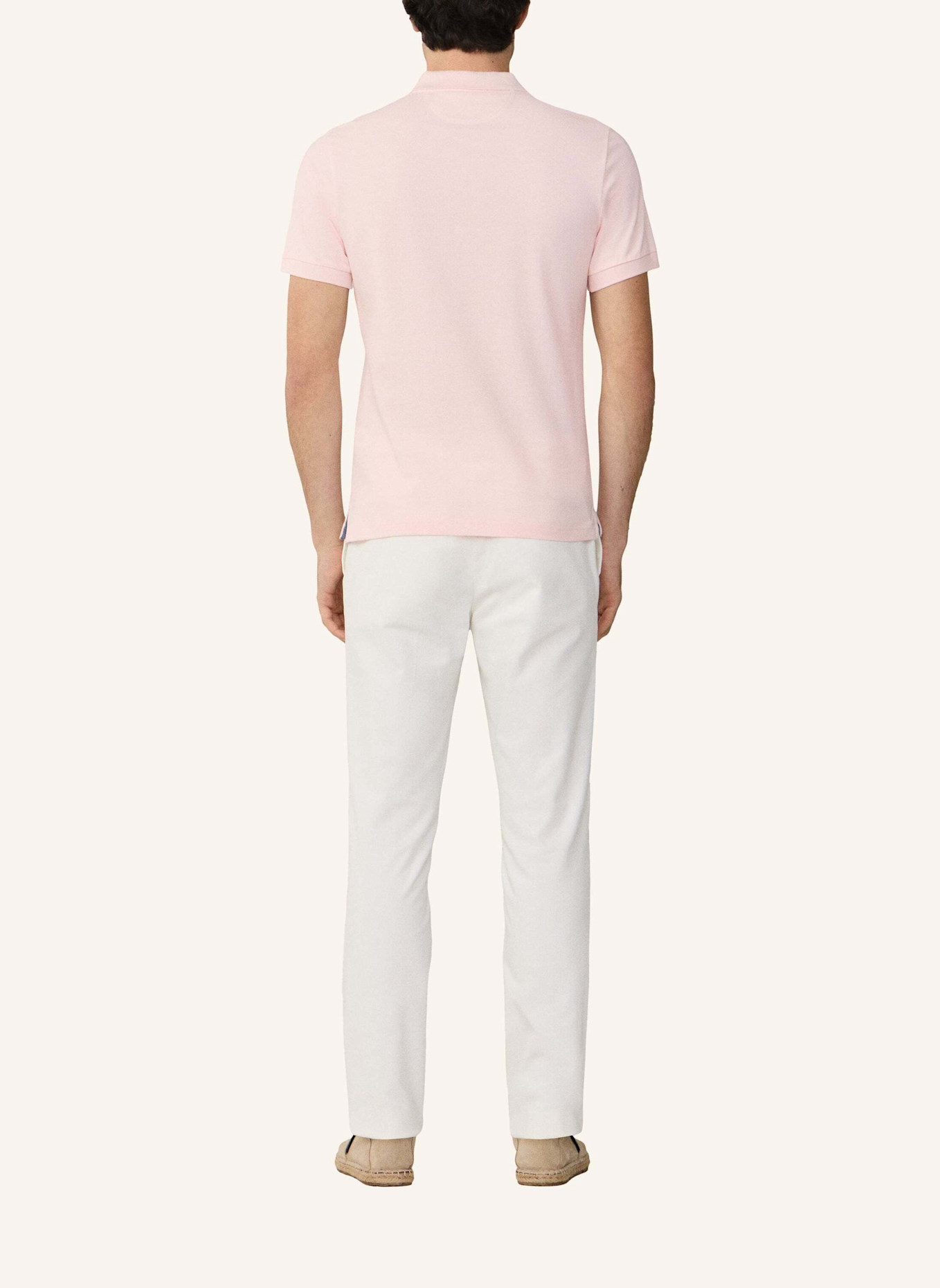 HACKETT LONDON Poloshirt SLIM FIT LOGO: HELLROSA