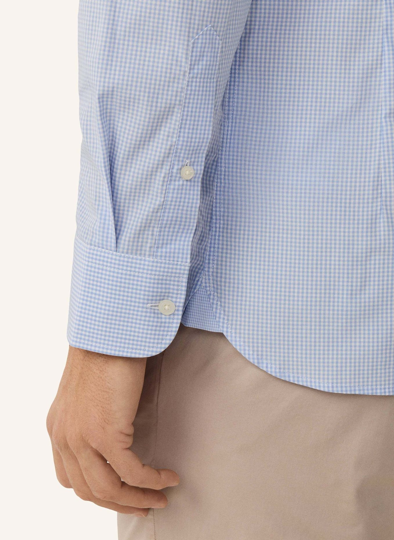 HACKETT LONDON Freizeithemd CITY GINGHAM SHIRT: HELLBLAU