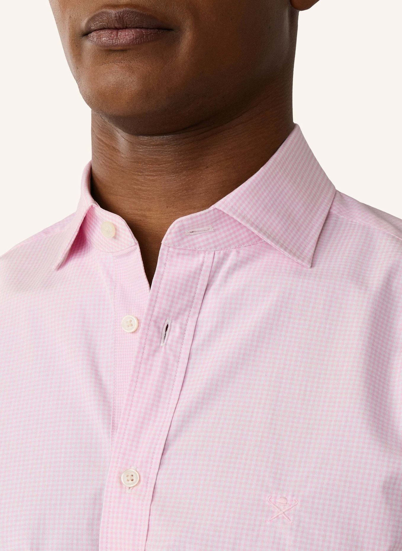 HACKETT LONDON Freizeithemd CITY GINGHAM SHIRT: ROSA