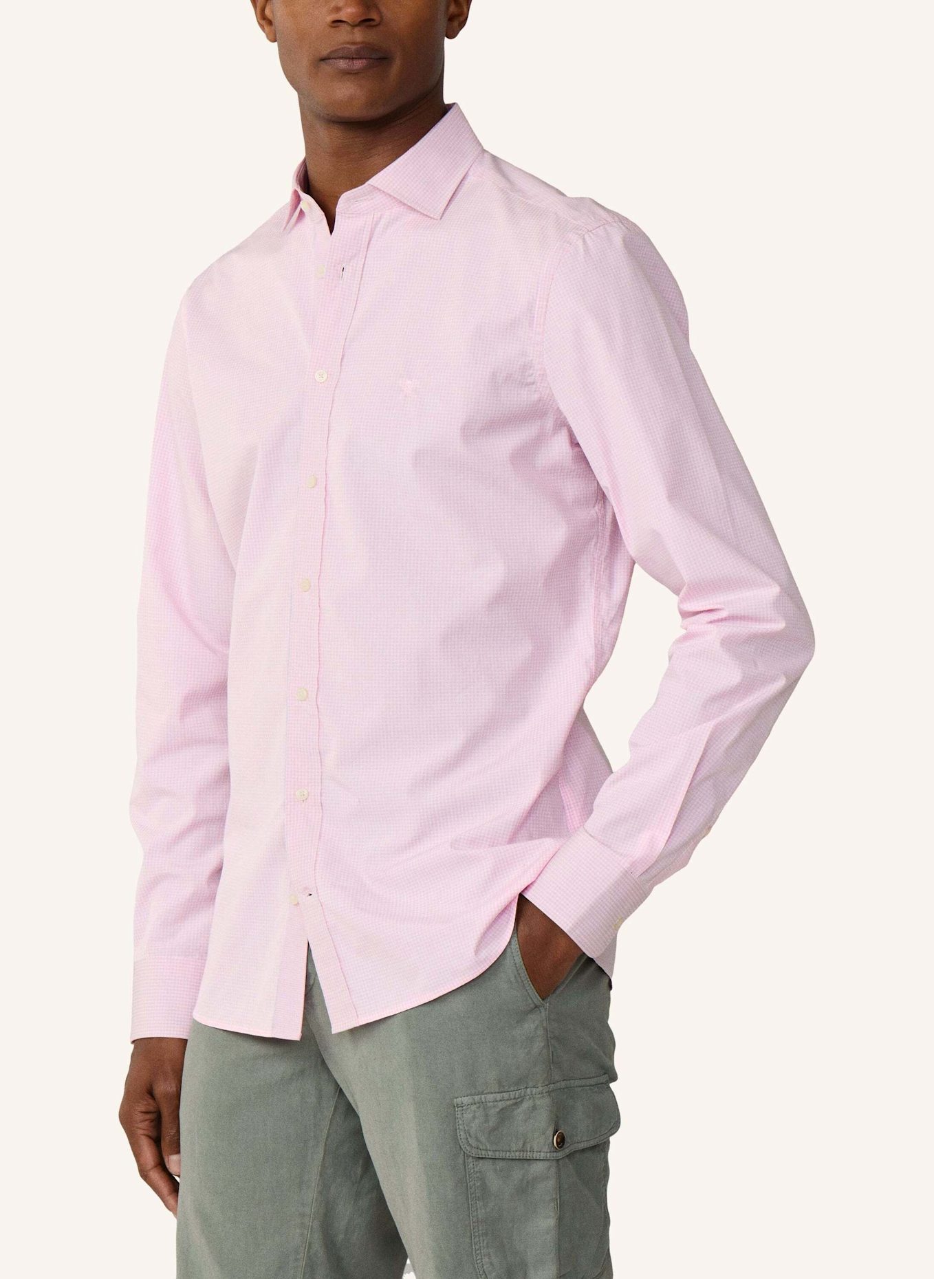 HACKETT LONDON Freizeithemd CITY GINGHAM SHIRT: ROSA