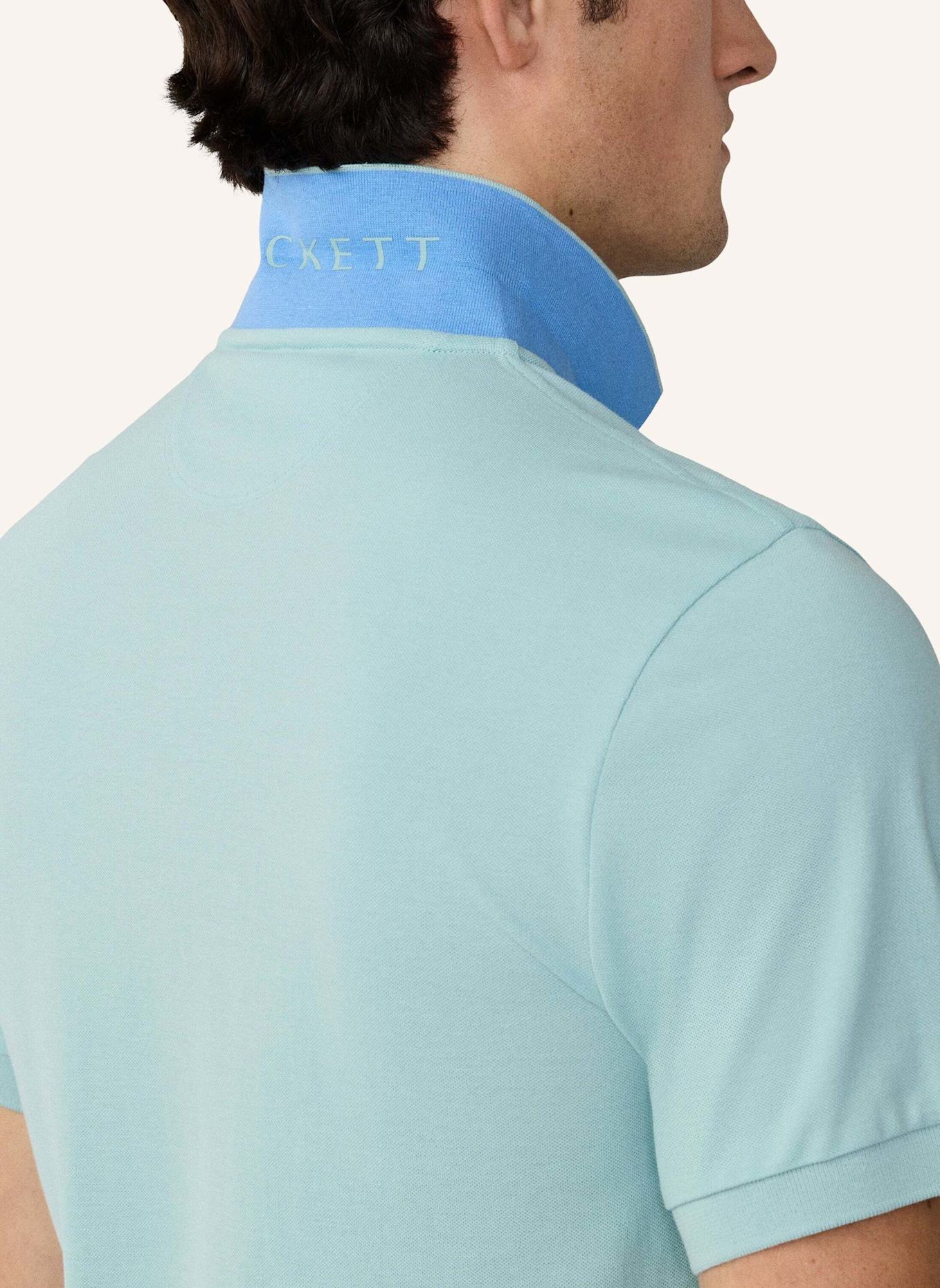 HACKETT LONDON Poloshirt SLIM FIT LOGO: HELLGRÜN