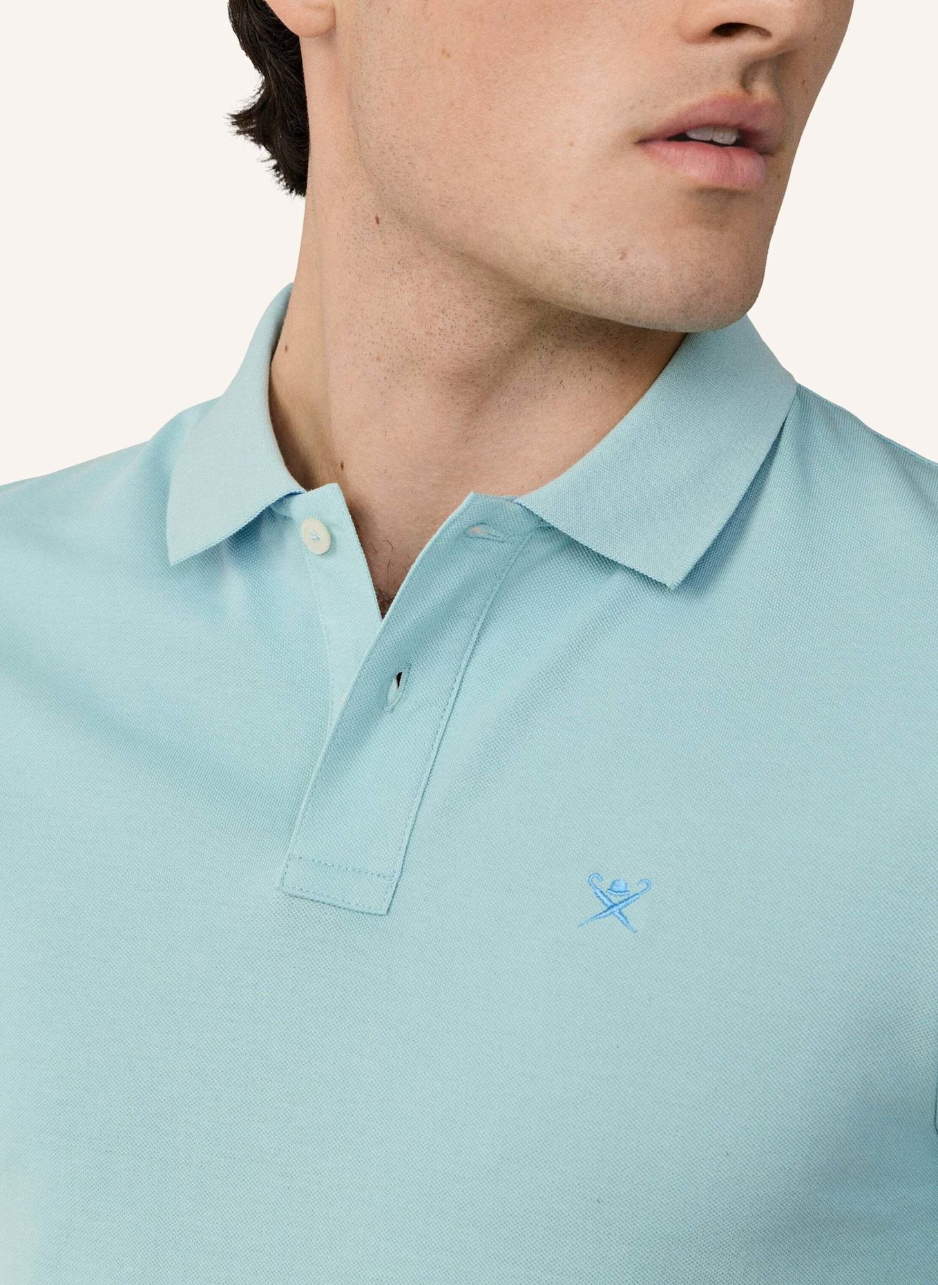 HACKETT LONDON Poloshirt SLIM FIT LOGO: HELLGRÜN