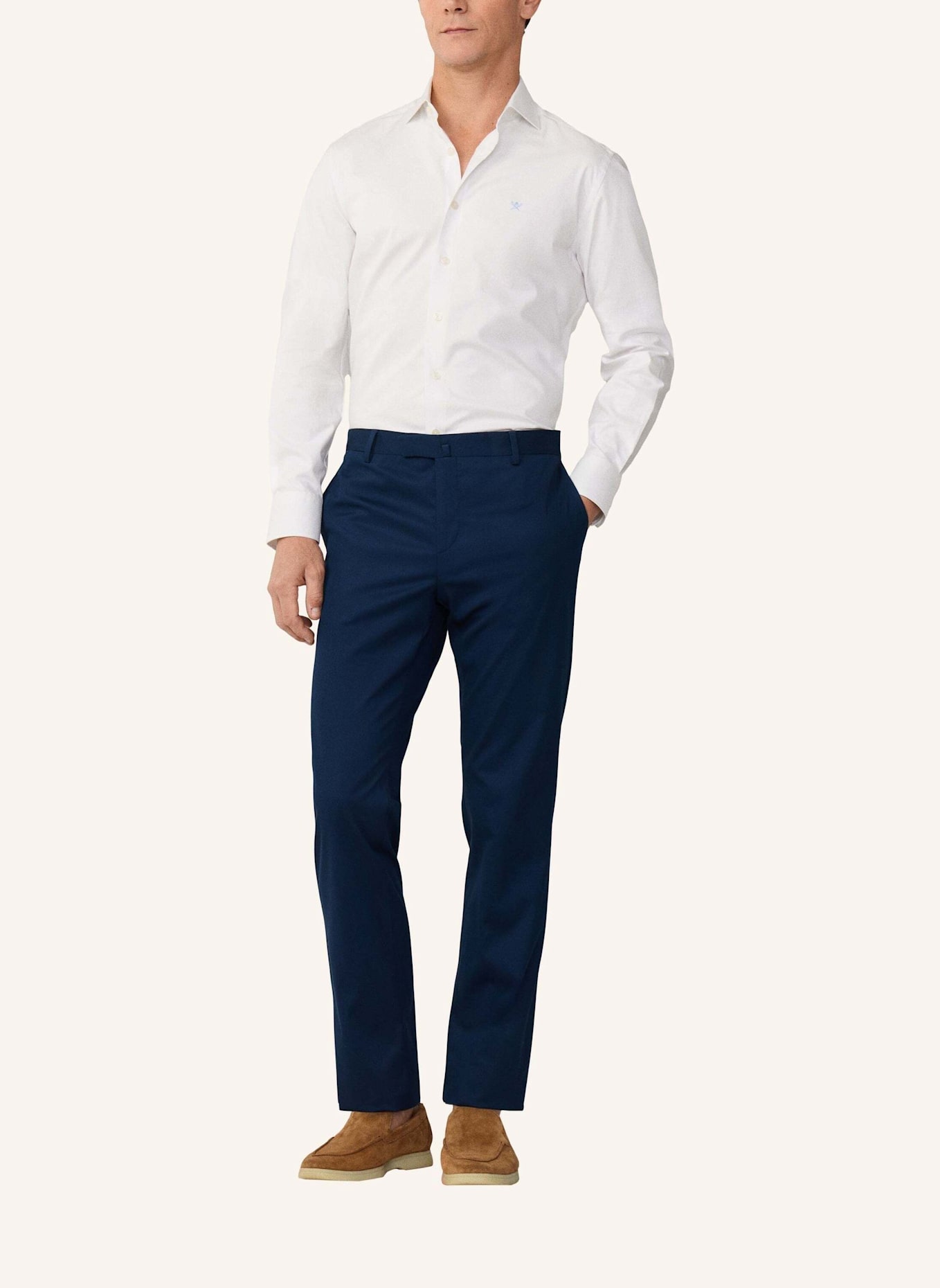 HACKETT LONDON Freizeithemd ESS TEXTURE: WEISS