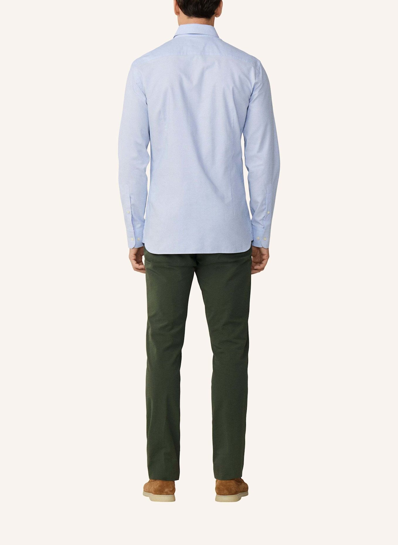 HACKETT LONDON Freizeithemd ESS TEXTURE: HELLBLAU