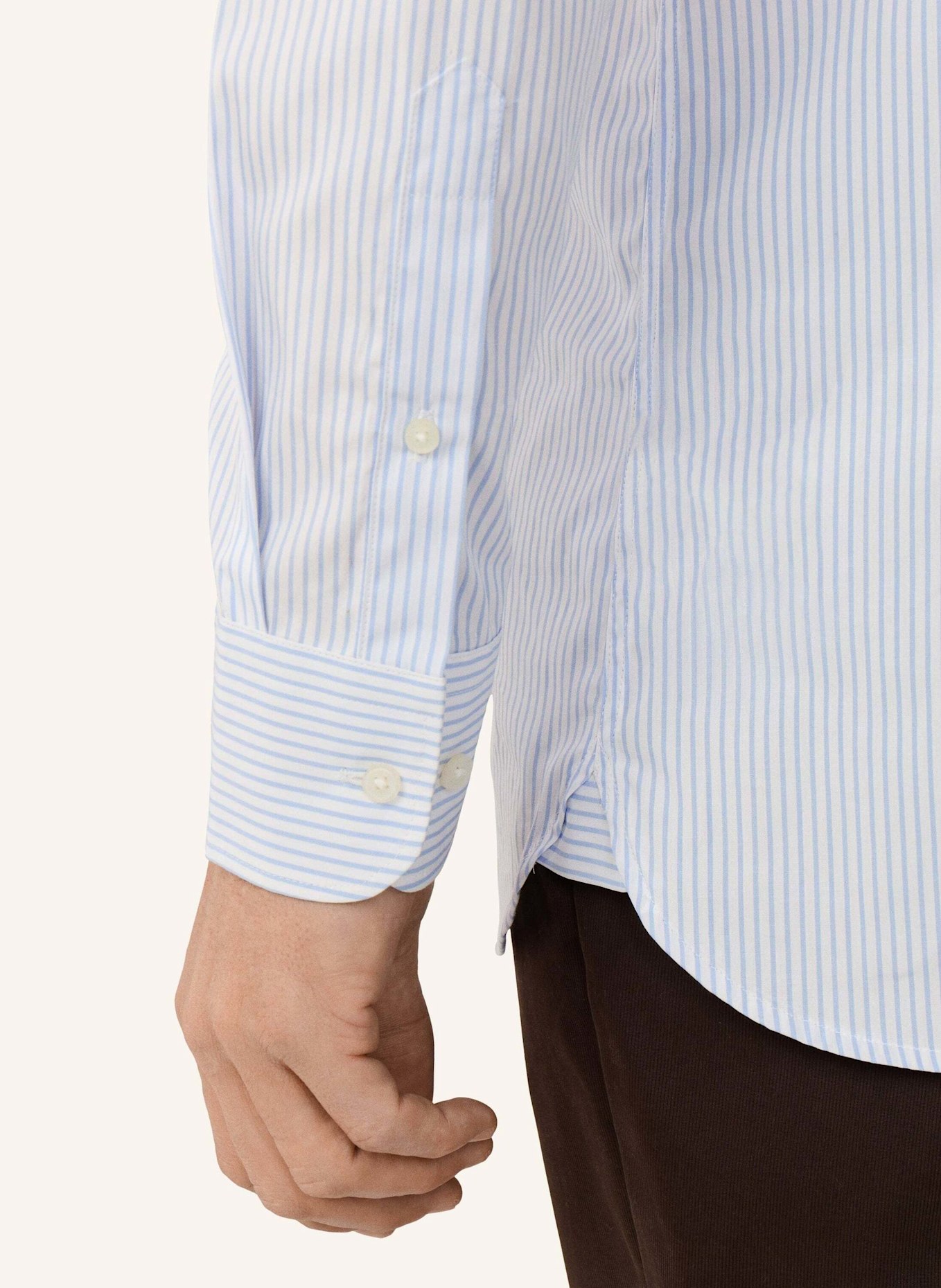 HACKETT LONDON Freizeithemd CITY STRIPE: BLAU
