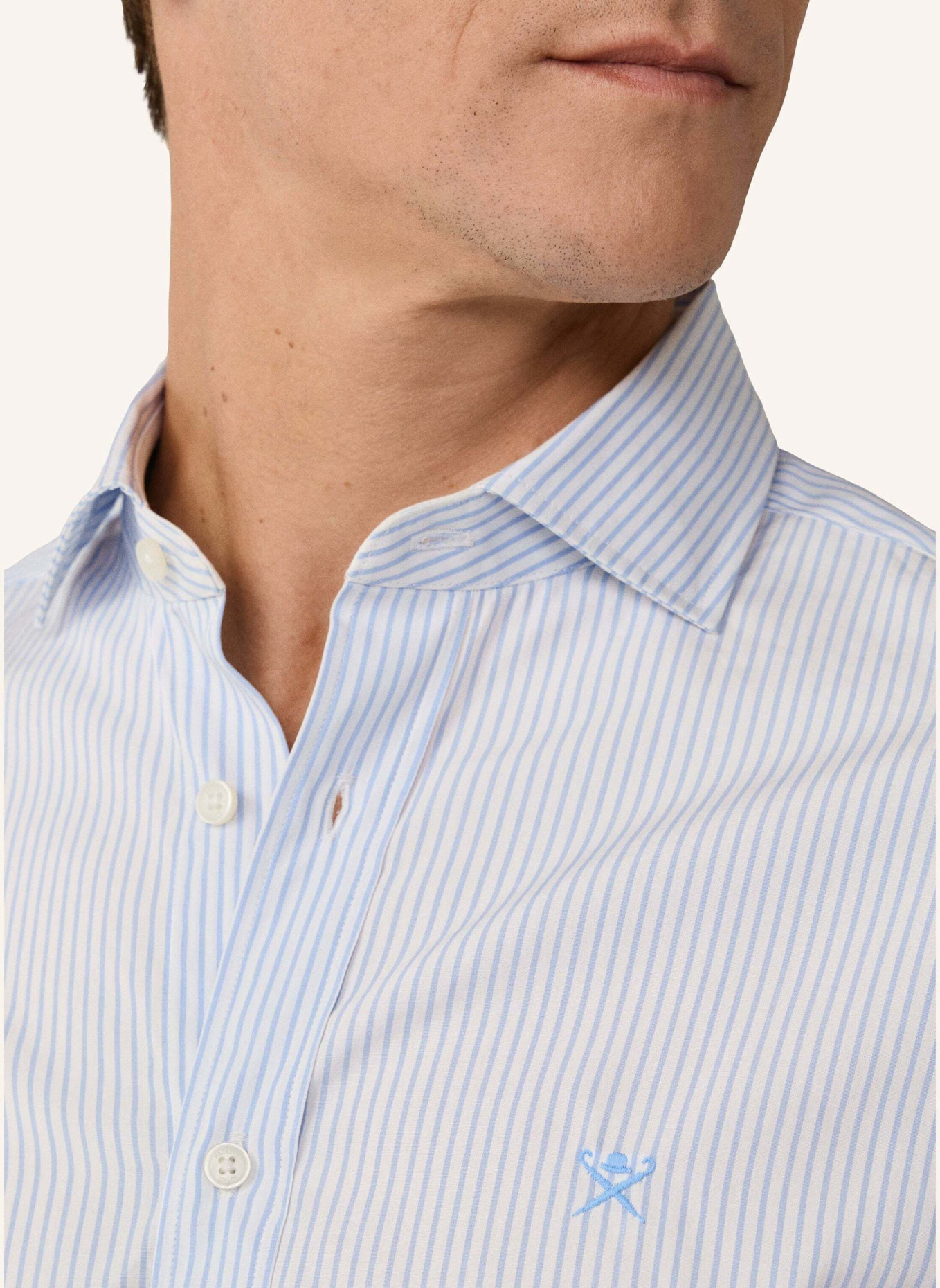 HACKETT LONDON Freizeithemd CITY STRIPE: BLAU