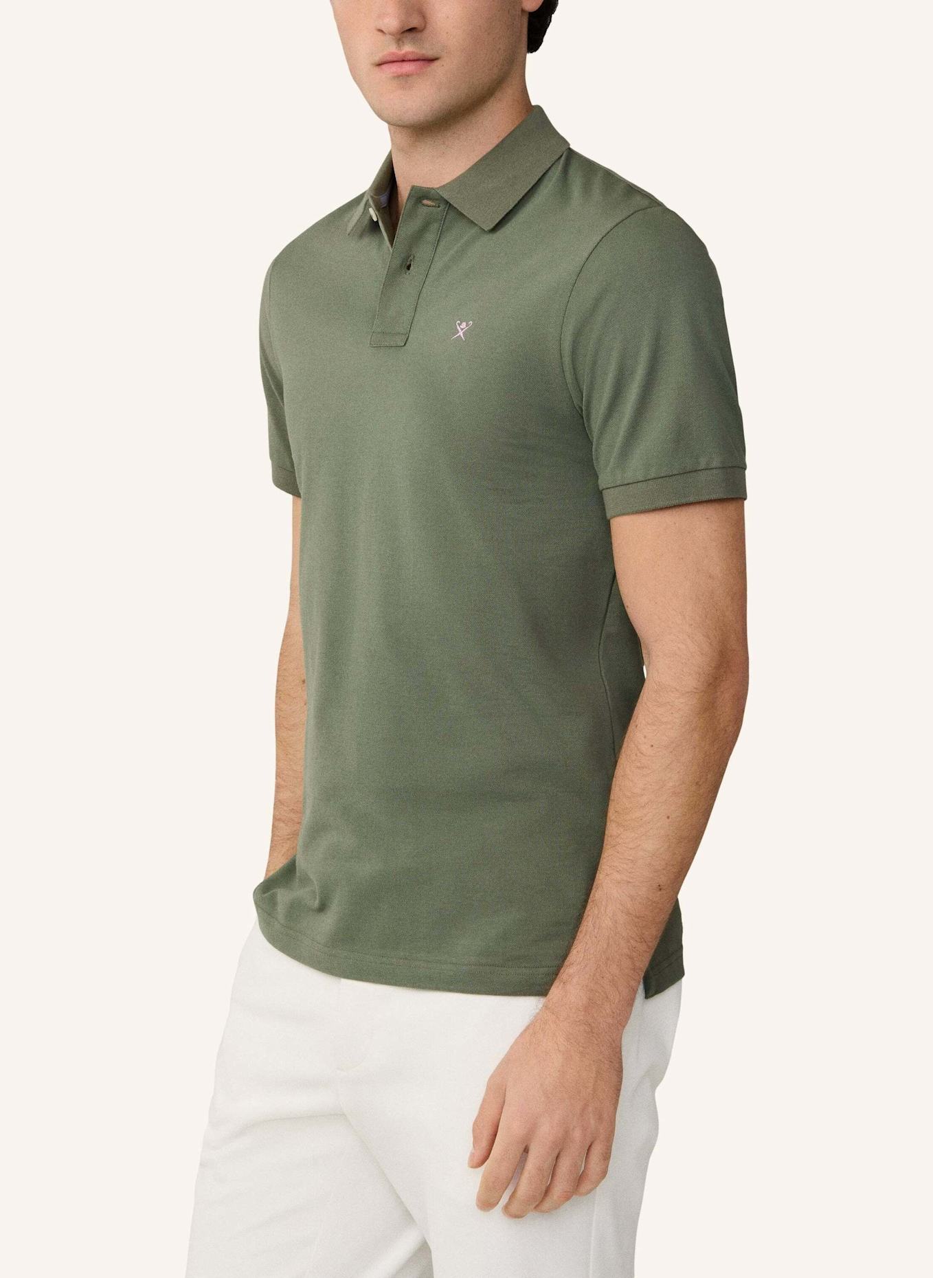 HACKETT LONDON Poloshirt SLIM FIT LOGO: GRÜN