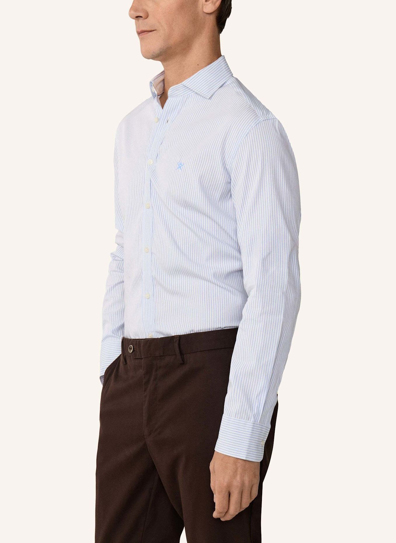 HACKETT LONDON Freizeithemd CITY STRIPE: BLAU