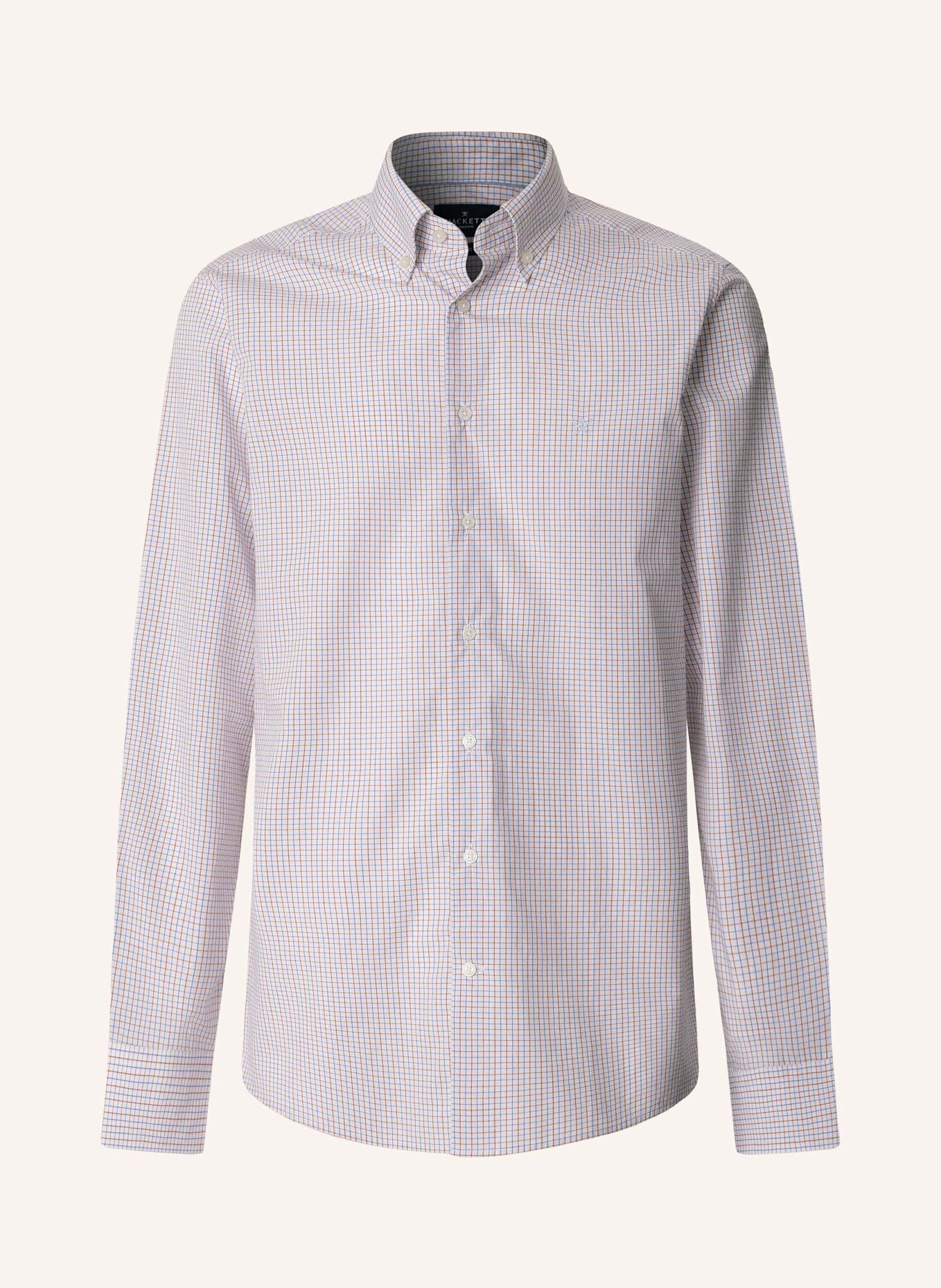 HACKETT LONDON Freizeithemd CITY TATTERSALL: ROT