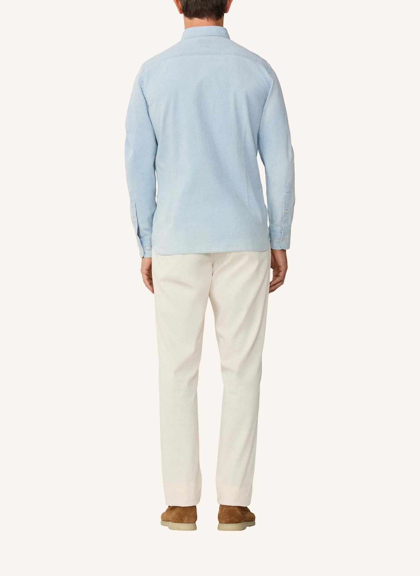 HACKETT LONDON Freizeithemd LIGHT WASH DENIM: DUNKELBLAU