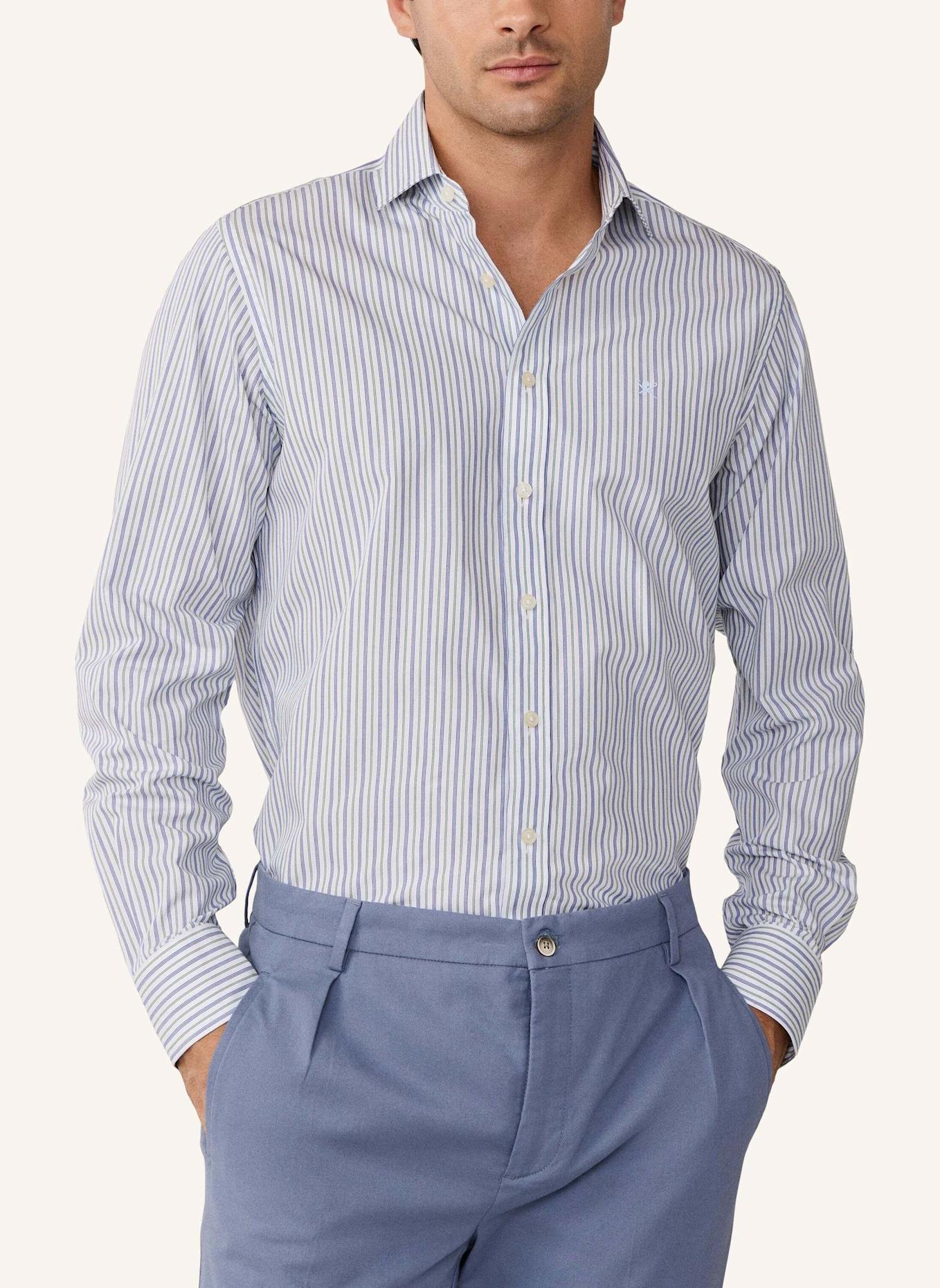 HACKETT LONDON Freizeithemd REGIMENTAL STRIPE: GRÜN