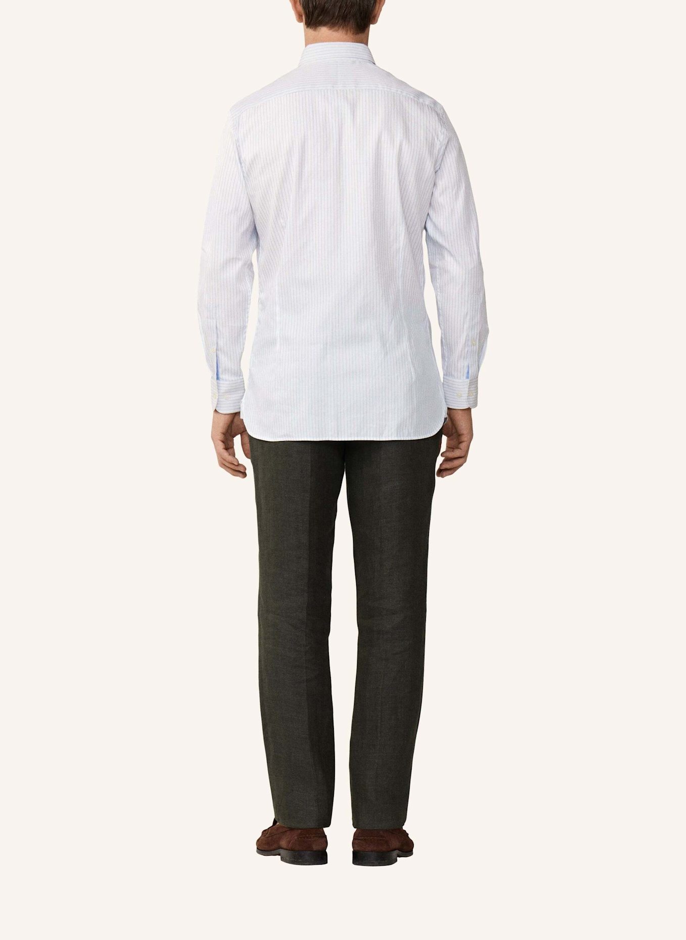 HACKETT LONDON Freizeithemd CITY WIDE STRIPE: BLAU