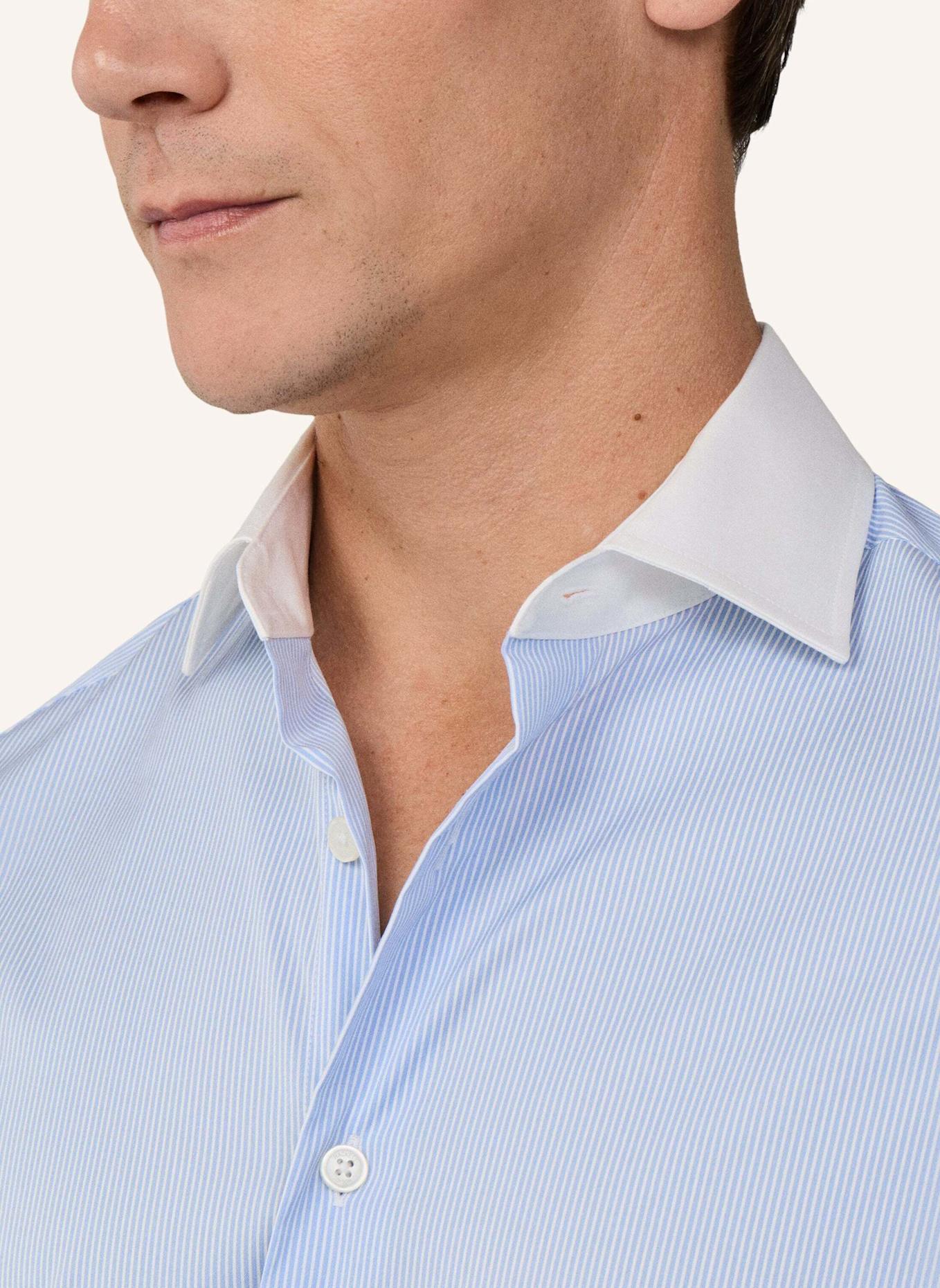 HACKETT LONDON Freizeithemd FINE STRIPE W COLLAR: BLAU
