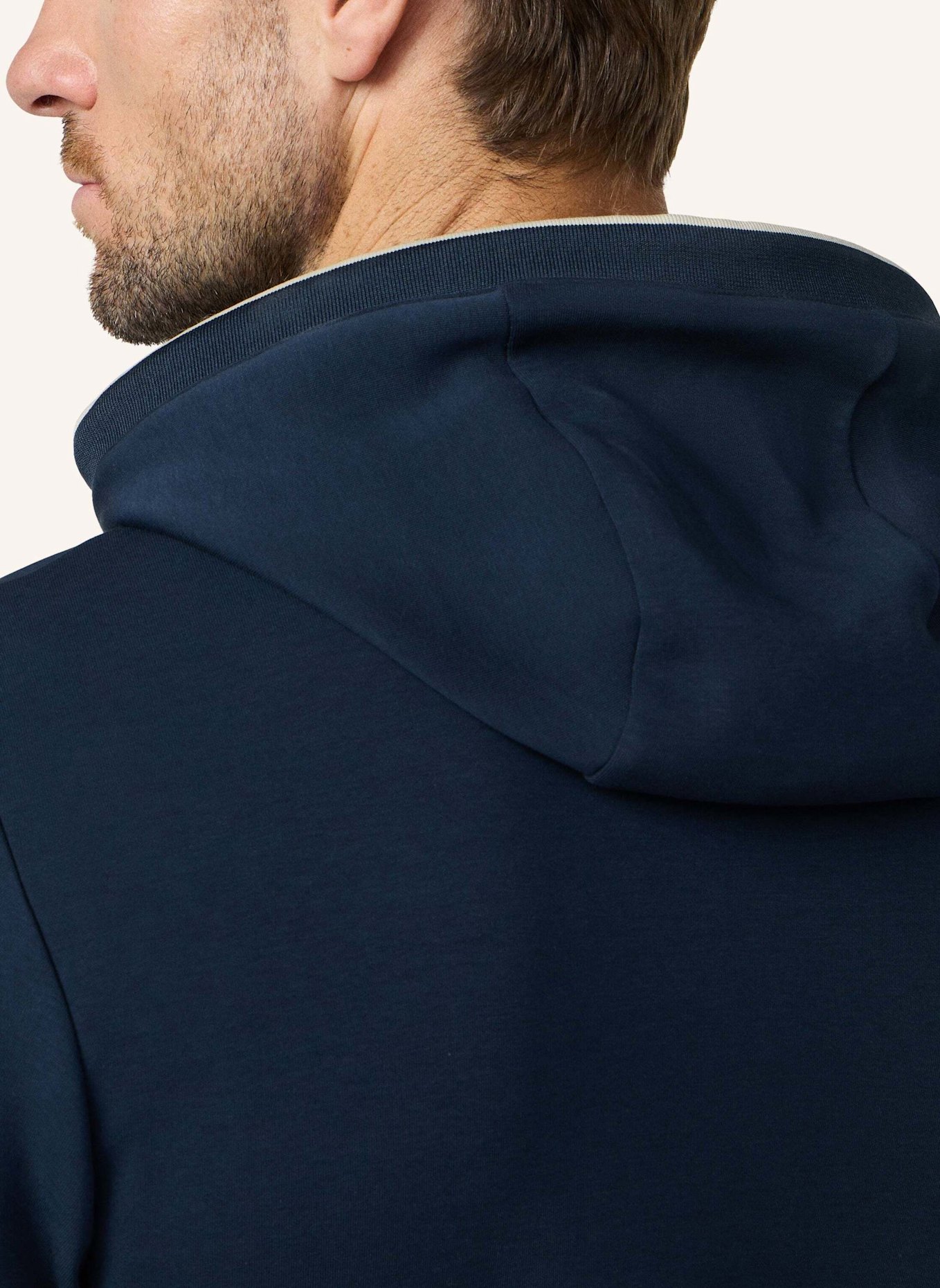 HACKETT LONDON Hoodieshirt HS ESSENTIAL HOODY: DUNKELBLAU