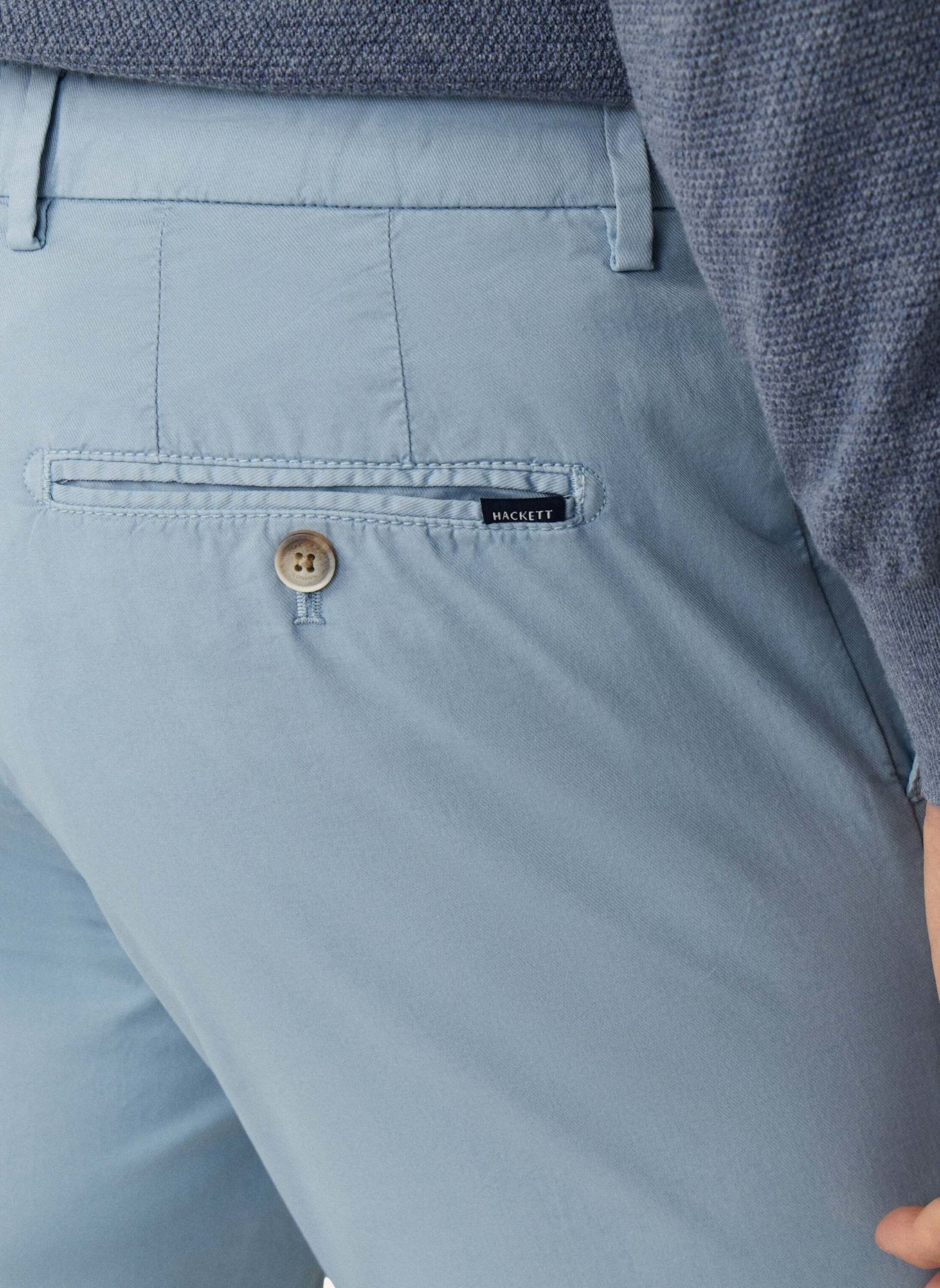 HACKETT LONDON Chino ULTRA LW CHINO: BLAU