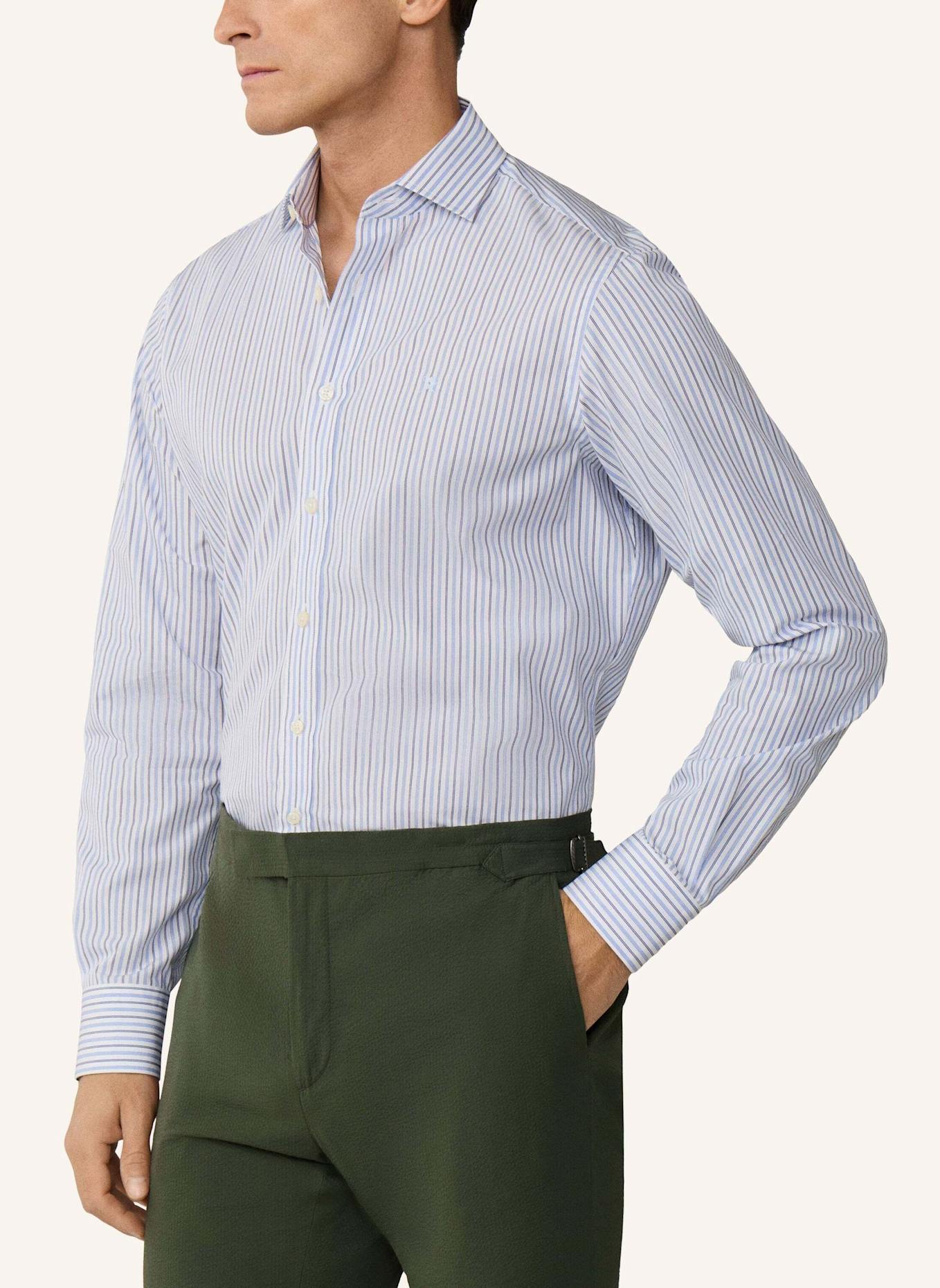 HACKETT LONDON Freizeithemd REGIMENTAL STRIPE: BLAU