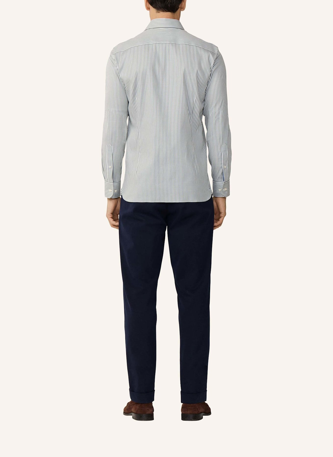 HACKETT LONDON Freizeithemd DOUBLE FACE BENGAL STR: GRÜN