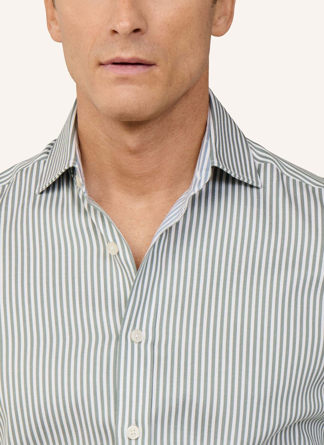 HACKETT LONDON Freizeithemd DOUBLE FACE BENGAL STR: GRÜN