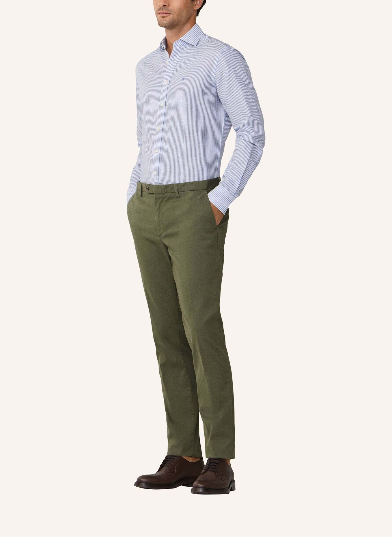 HACKETT LONDON Chino TEXTURE CHINO: GRÜN