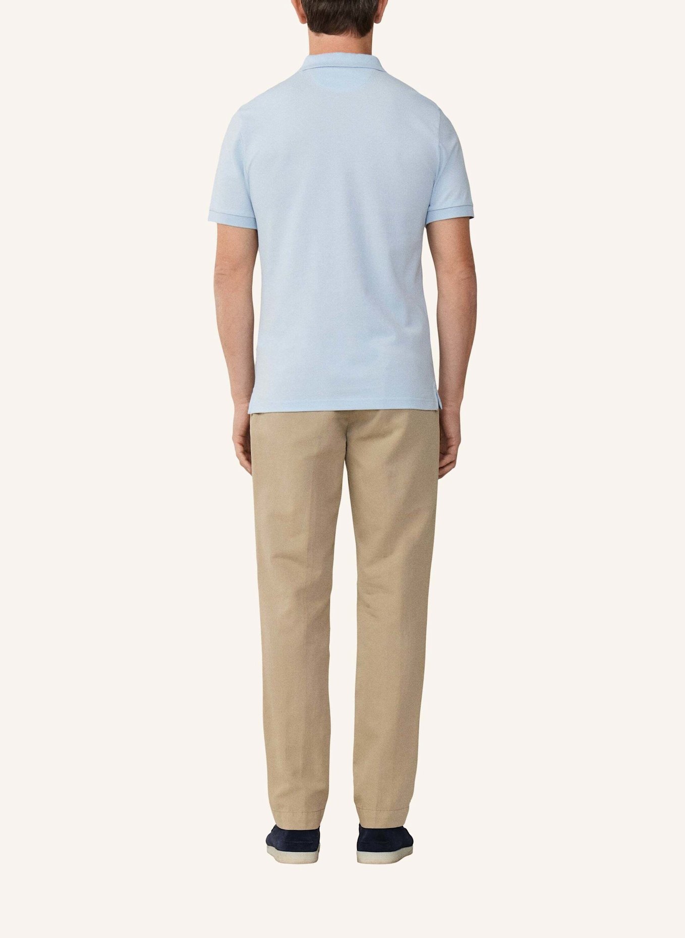 HACKETT LONDON Poloshirt SLIM FIT LOGO: BLAU