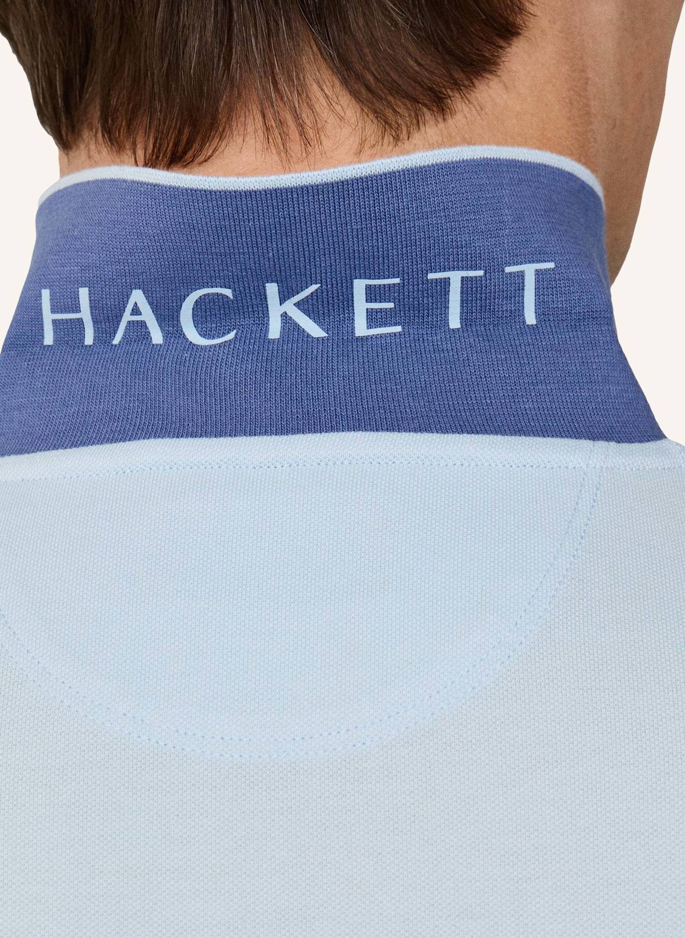 HACKETT LONDON Poloshirt SLIM FIT LOGO: BLAU