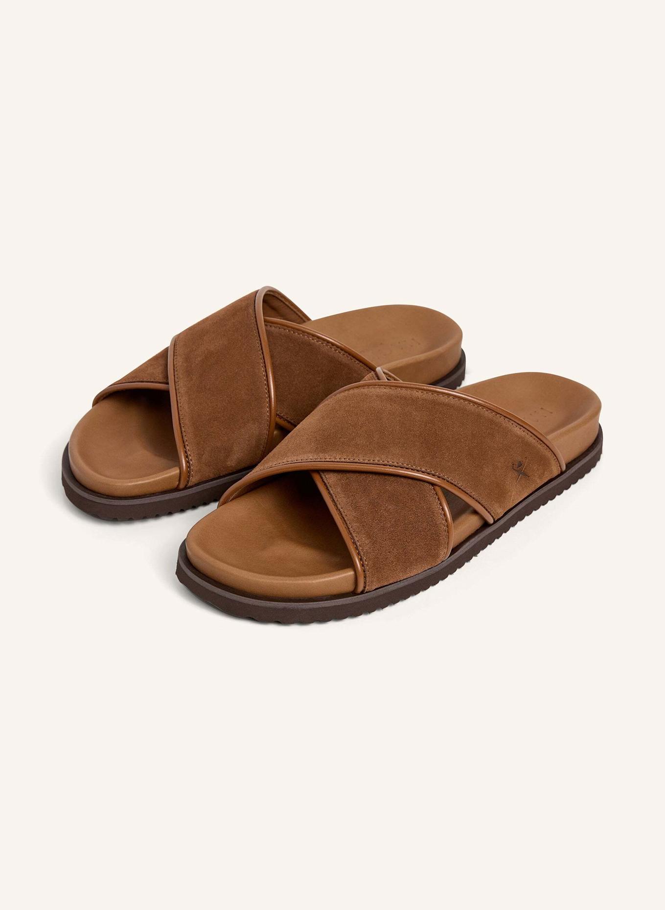 HACKETT LONDON Outdoor Sandale MIKONOS HIGHCROSS: BRAUN