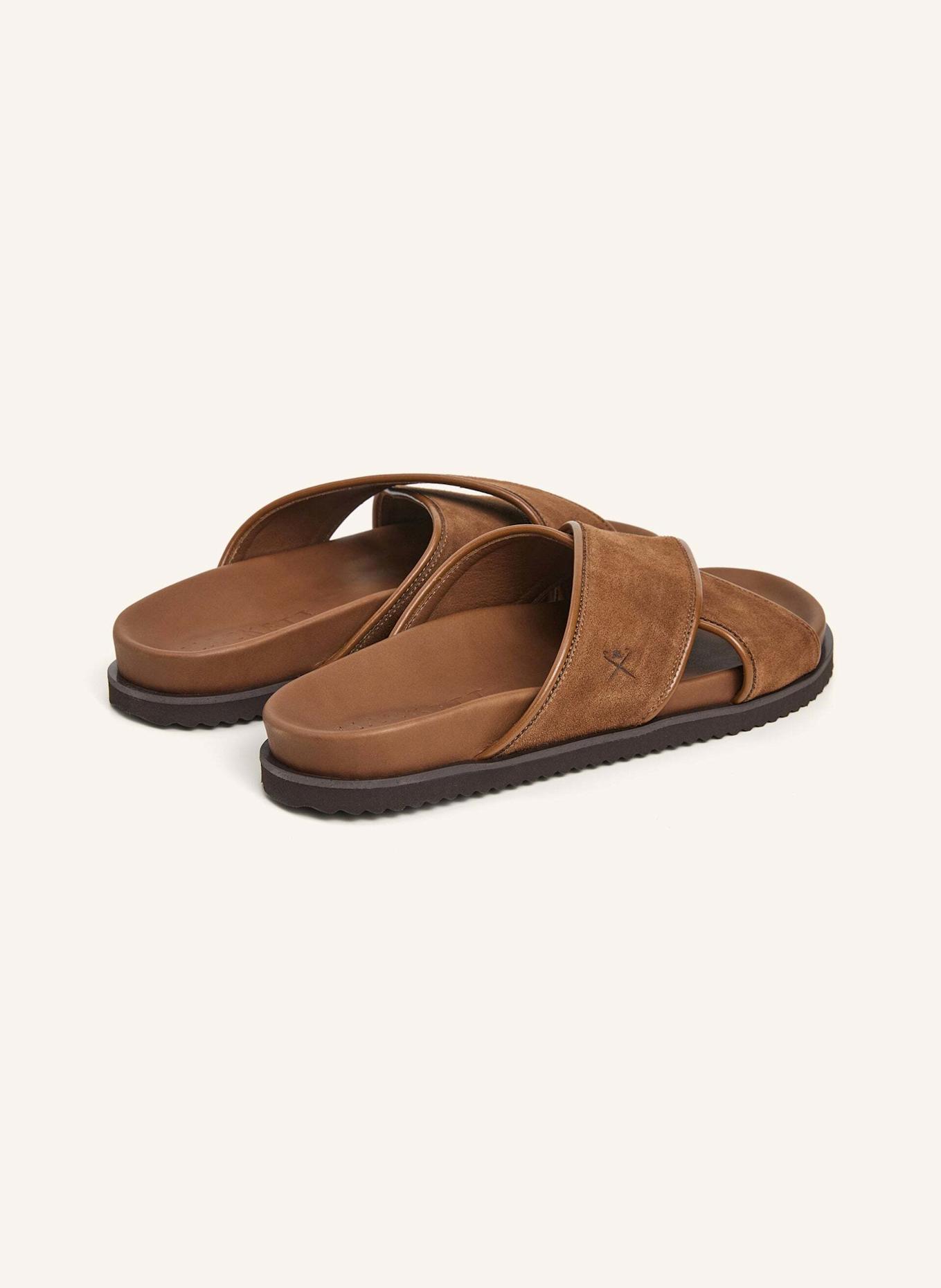 HACKETT LONDON Outdoor Sandale MIKONOS HIGHCROSS: BRAUN