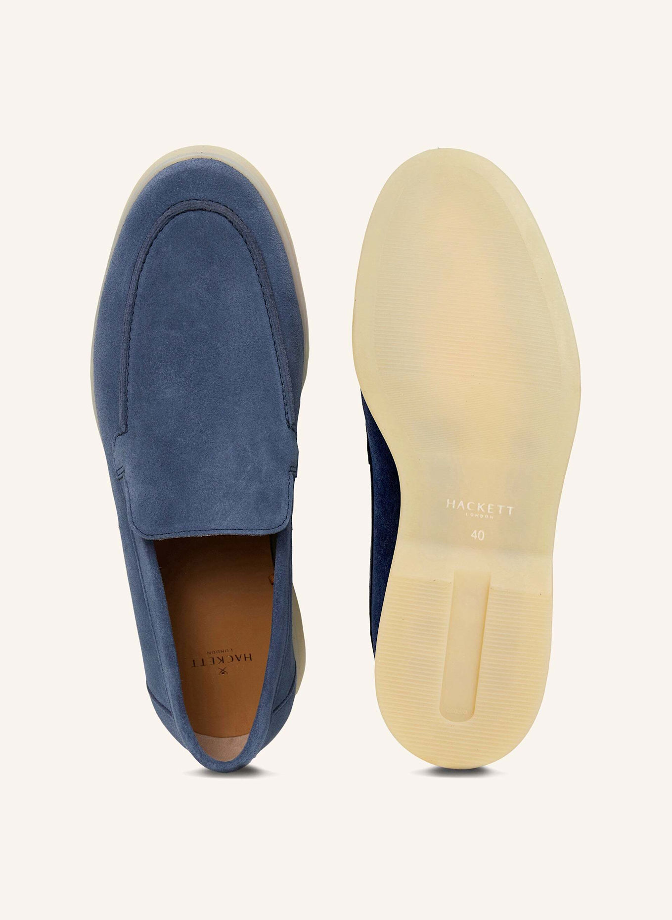 HACKETT LONDON Loafer MARTIN PLAIN: BLAU