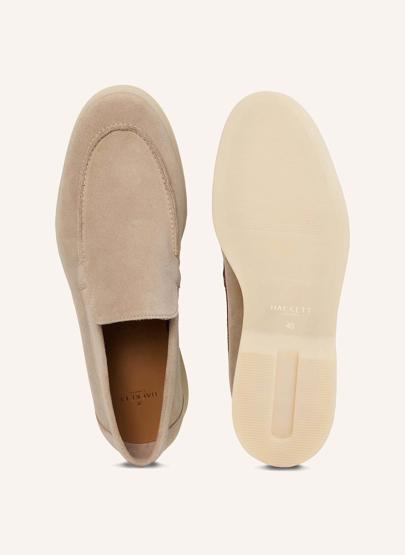 HACKETT LONDON Loafer MARTIN PLAIN: BEIGE