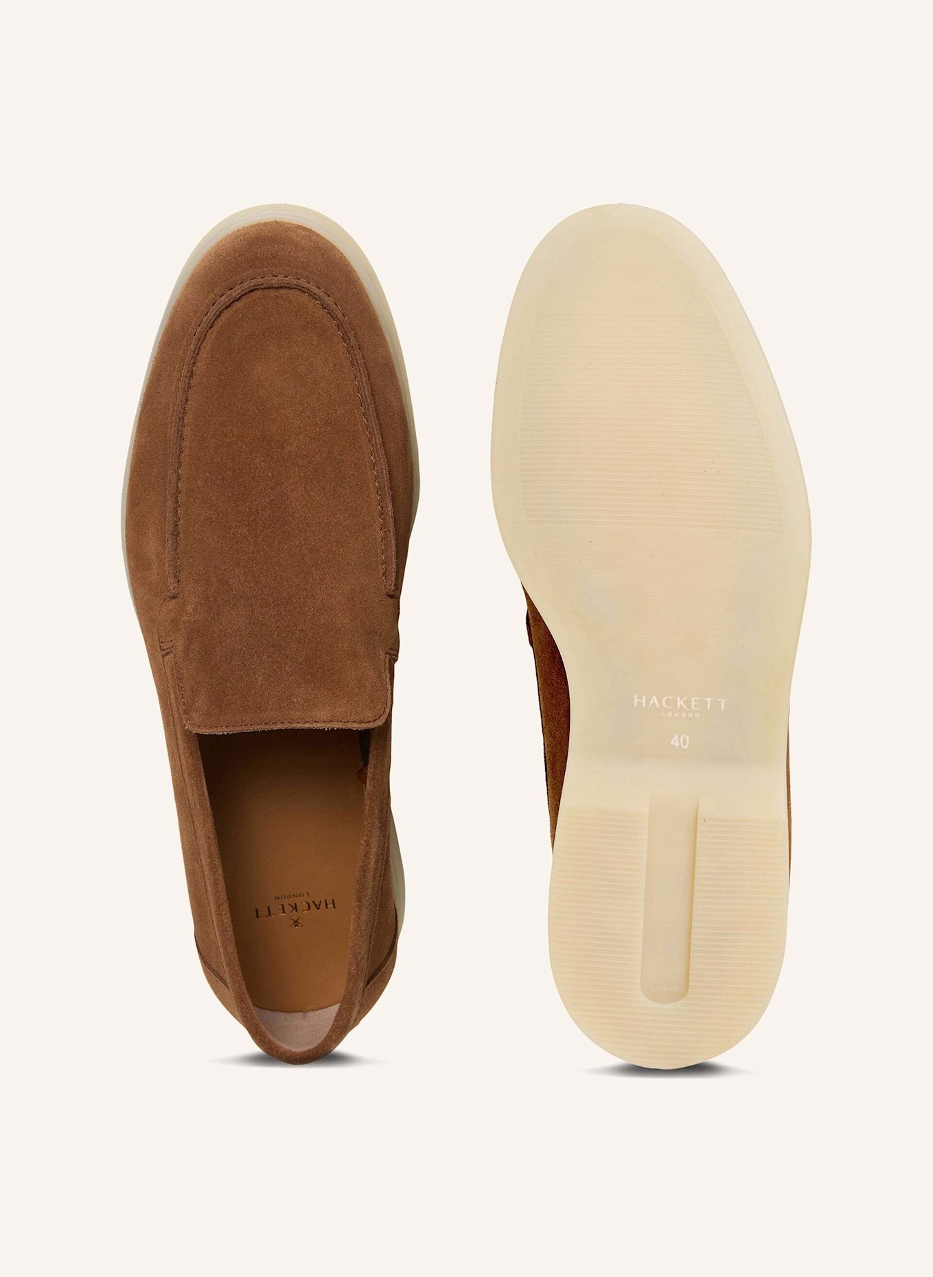 HACKETT LONDON Loafer MARTIN PLAIN: BRAUN